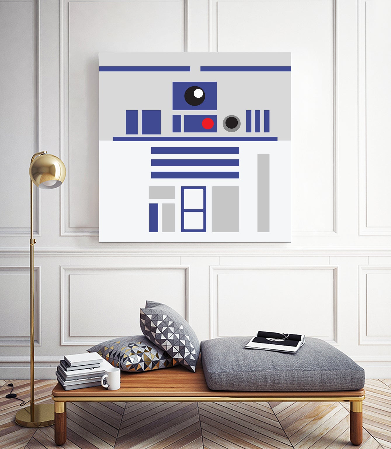 Are Two Dee Two by Proper Ganders on GIANT ART - white vector illustration