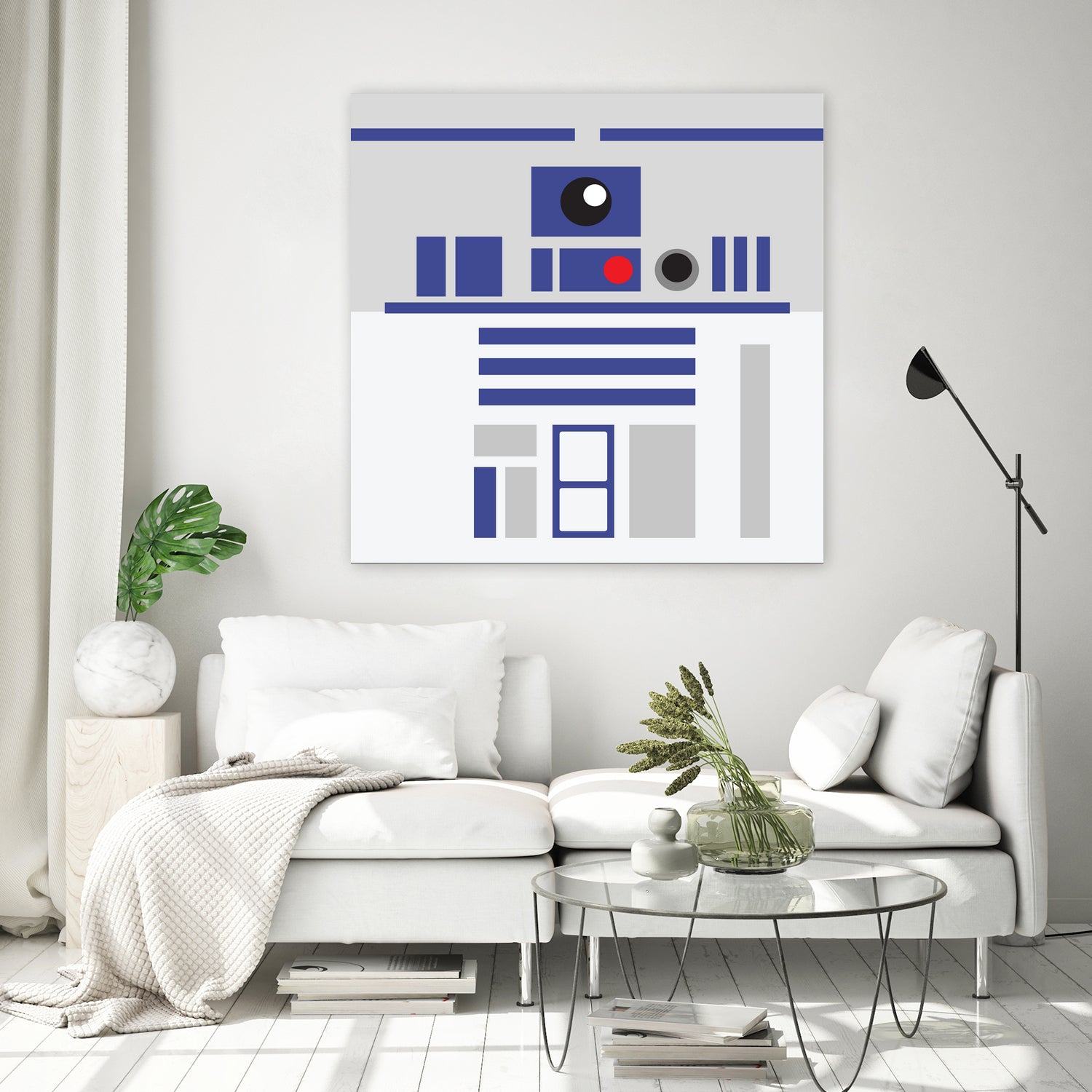 Are Two Dee Two by Proper Ganders on GIANT ART - white vector illustration