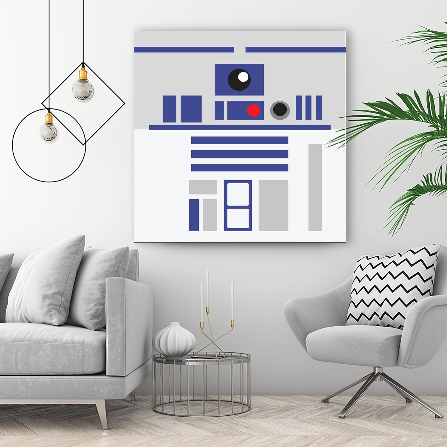 Are Two Dee Two by Proper Ganders on GIANT ART - white vector illustration