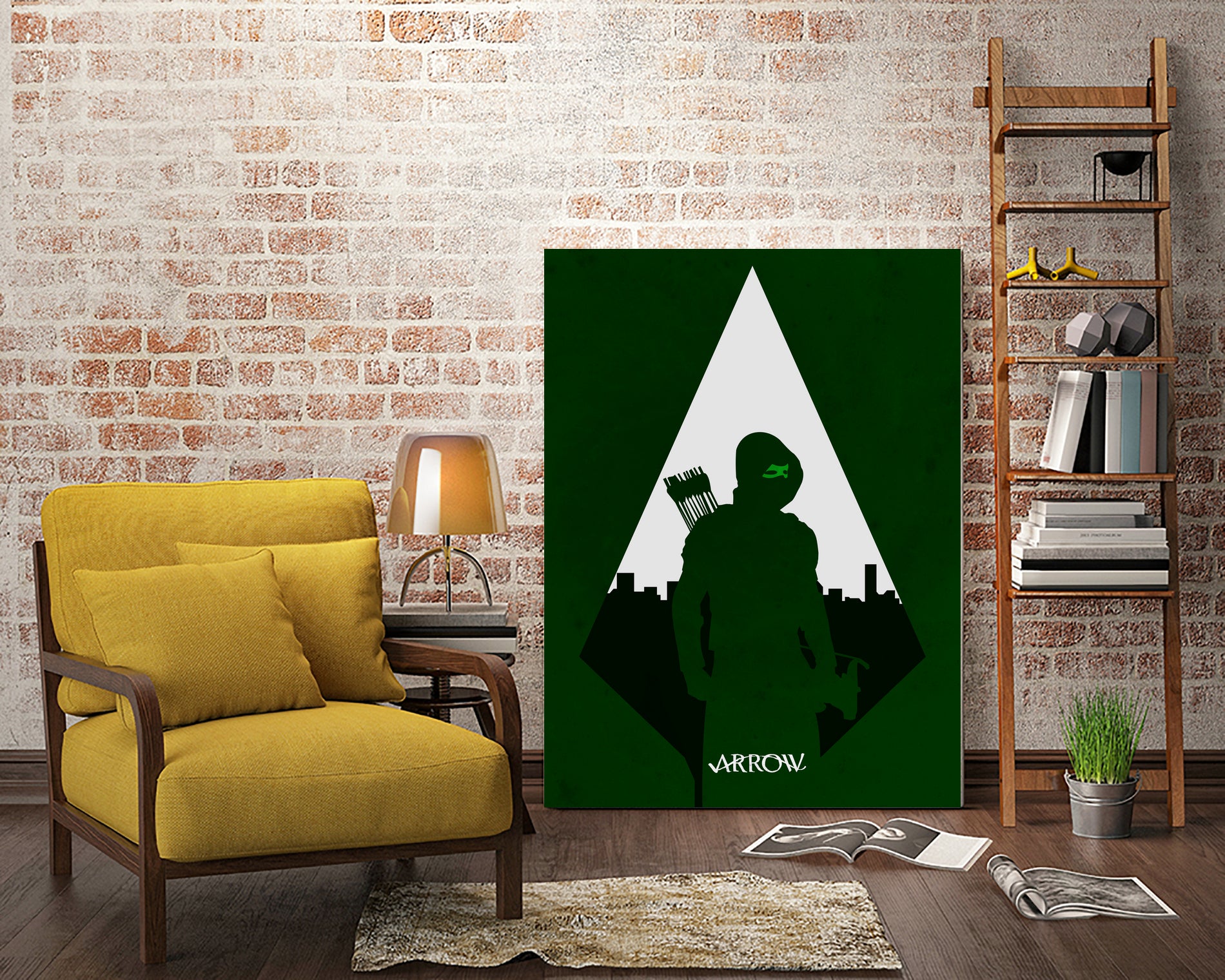 Arrow by Mateus Quandt on GIANT ART - green digital drawing