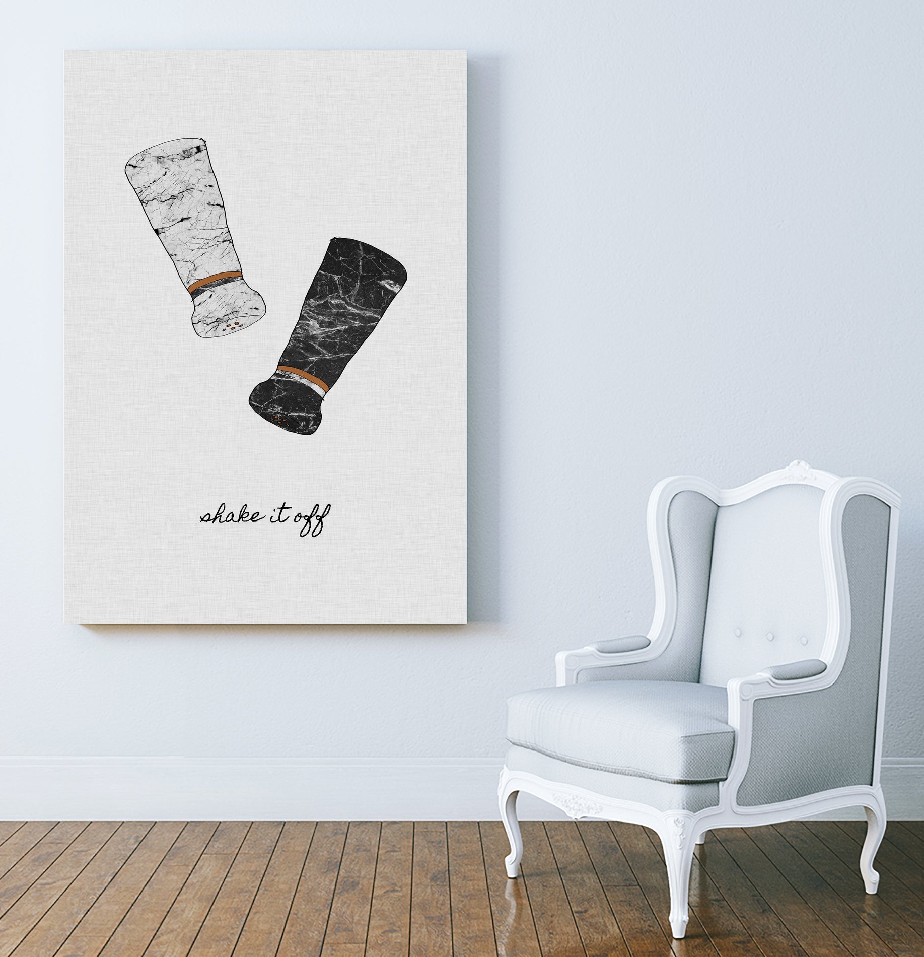 Shake It Off by Dana Shek on GIANT ART - white typography