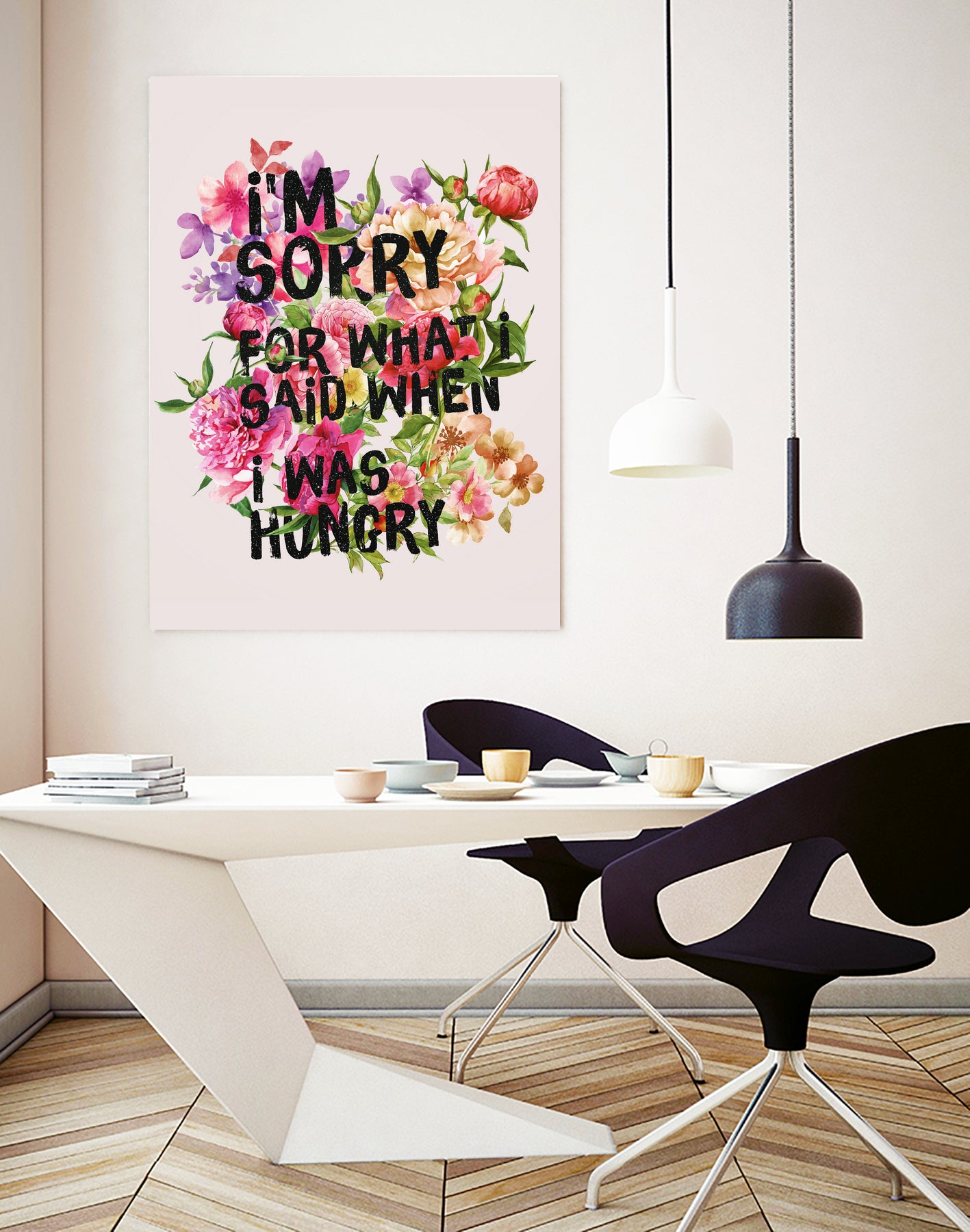 I'm Sorry For What I Said When I Was Hungry. by Sara Eshak on GIANT ART - orange photo illustration