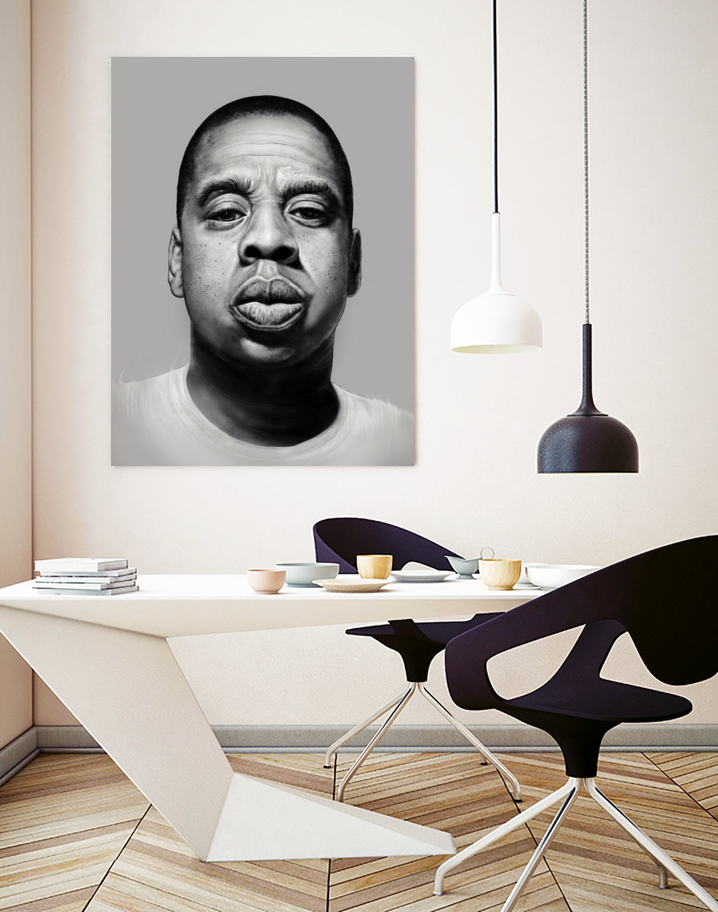 H.O.V.A by David Ella on GIANT ART - gray digital painting