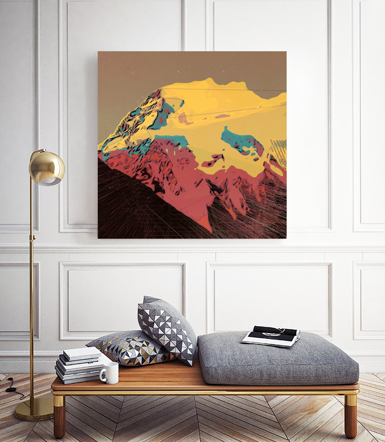 Seasons by Jamison Gish on GIANT ART - yellow digital painting