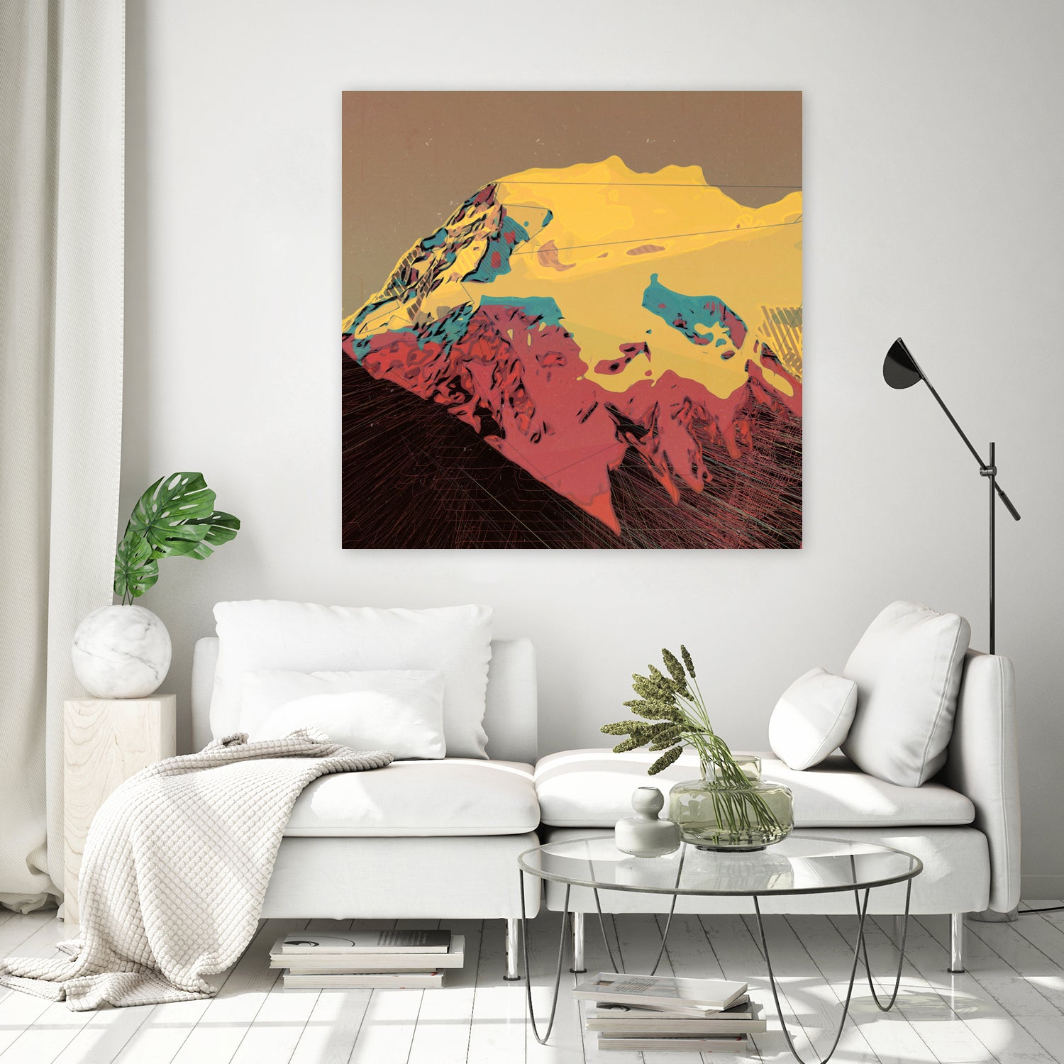 Seasons by Jamison Gish on GIANT ART - yellow digital painting