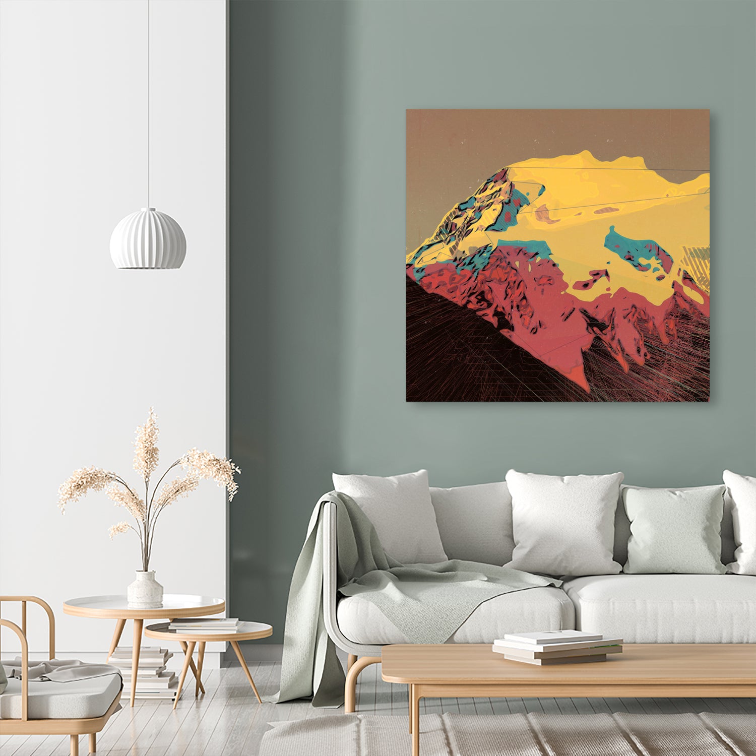 Seasons by Jamison Gish on GIANT ART - yellow digital painting