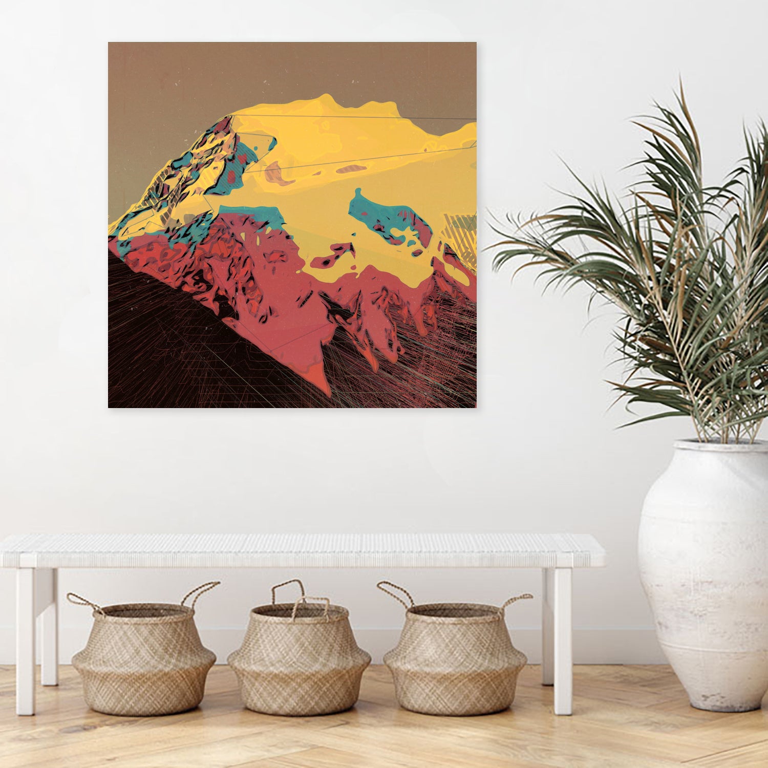 Seasons by Jamison Gish on GIANT ART - yellow digital painting