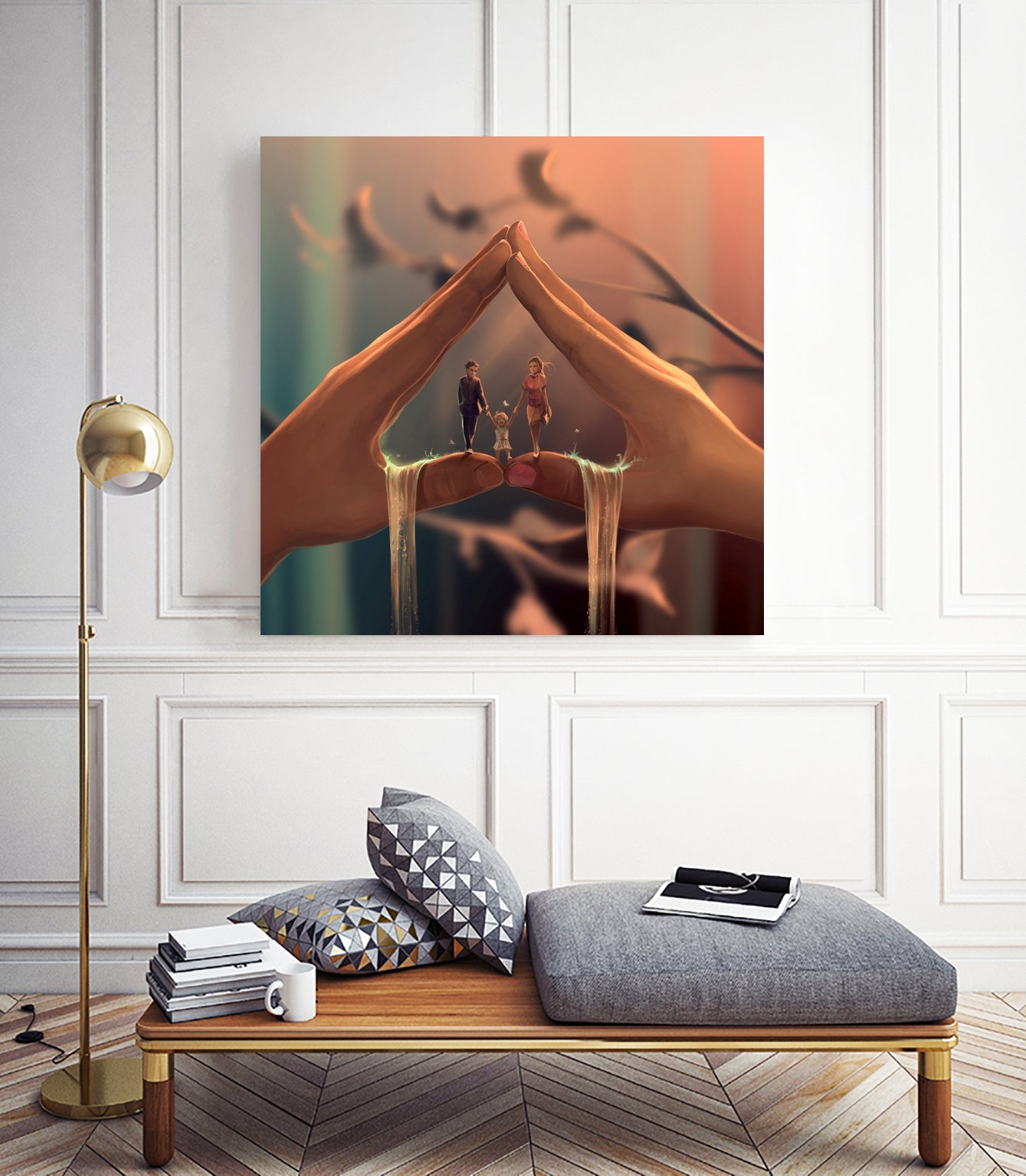 A new journey by Cyril Rolando on GIANT ART - yellow digital painting