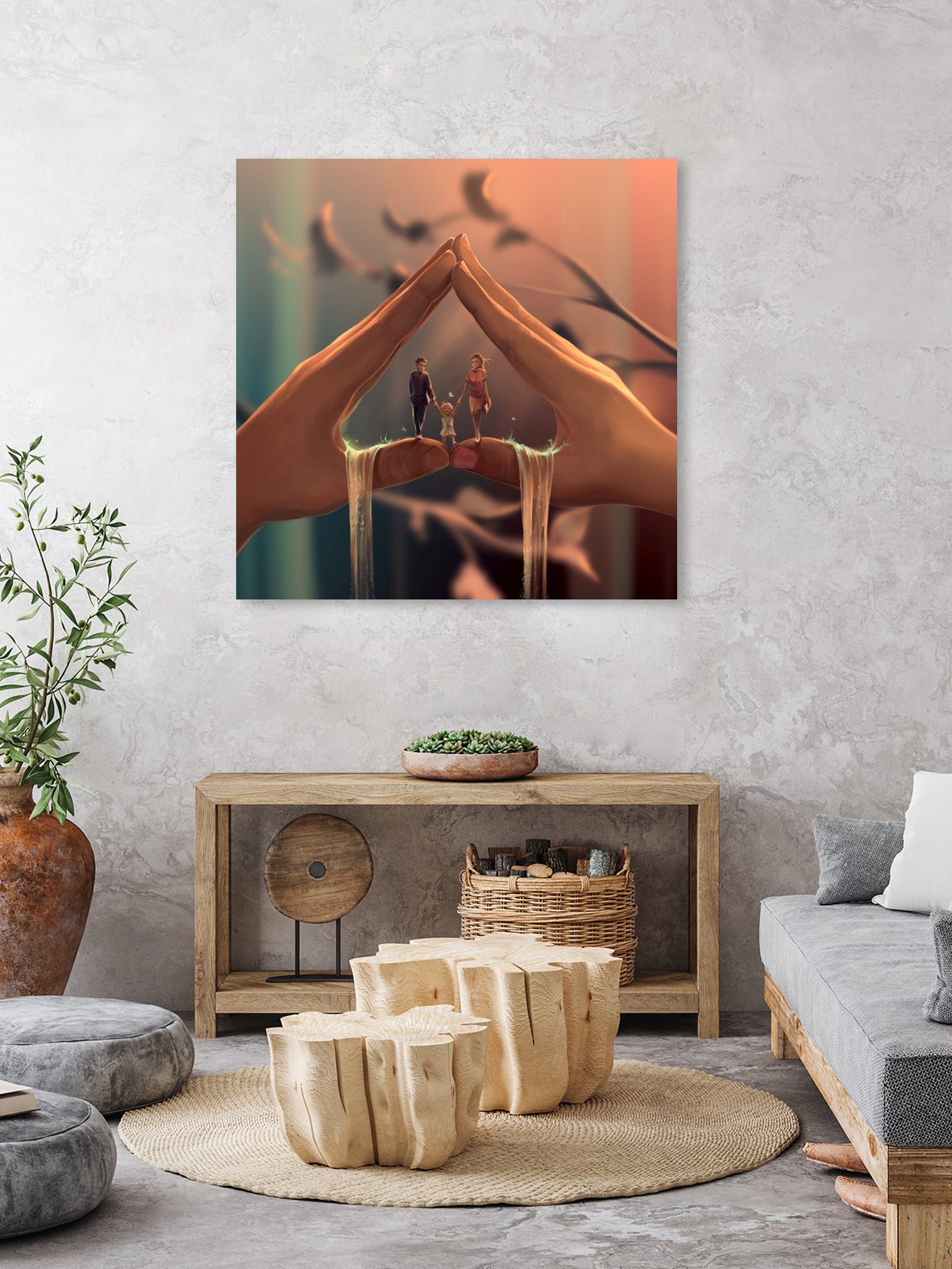 A new journey by Cyril Rolando on GIANT ART - yellow digital painting