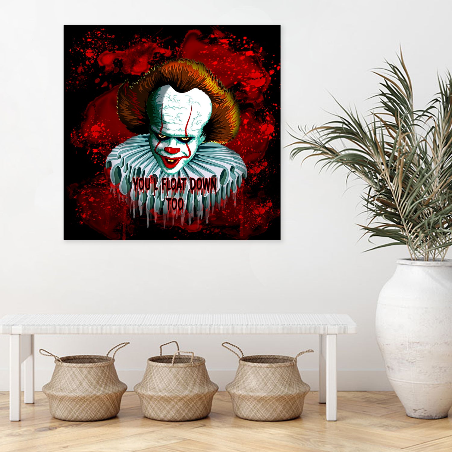 Pennywise IT 2017 Vector Graphics Artwork based on it by Monica Terrana on GIANT ART - black character design