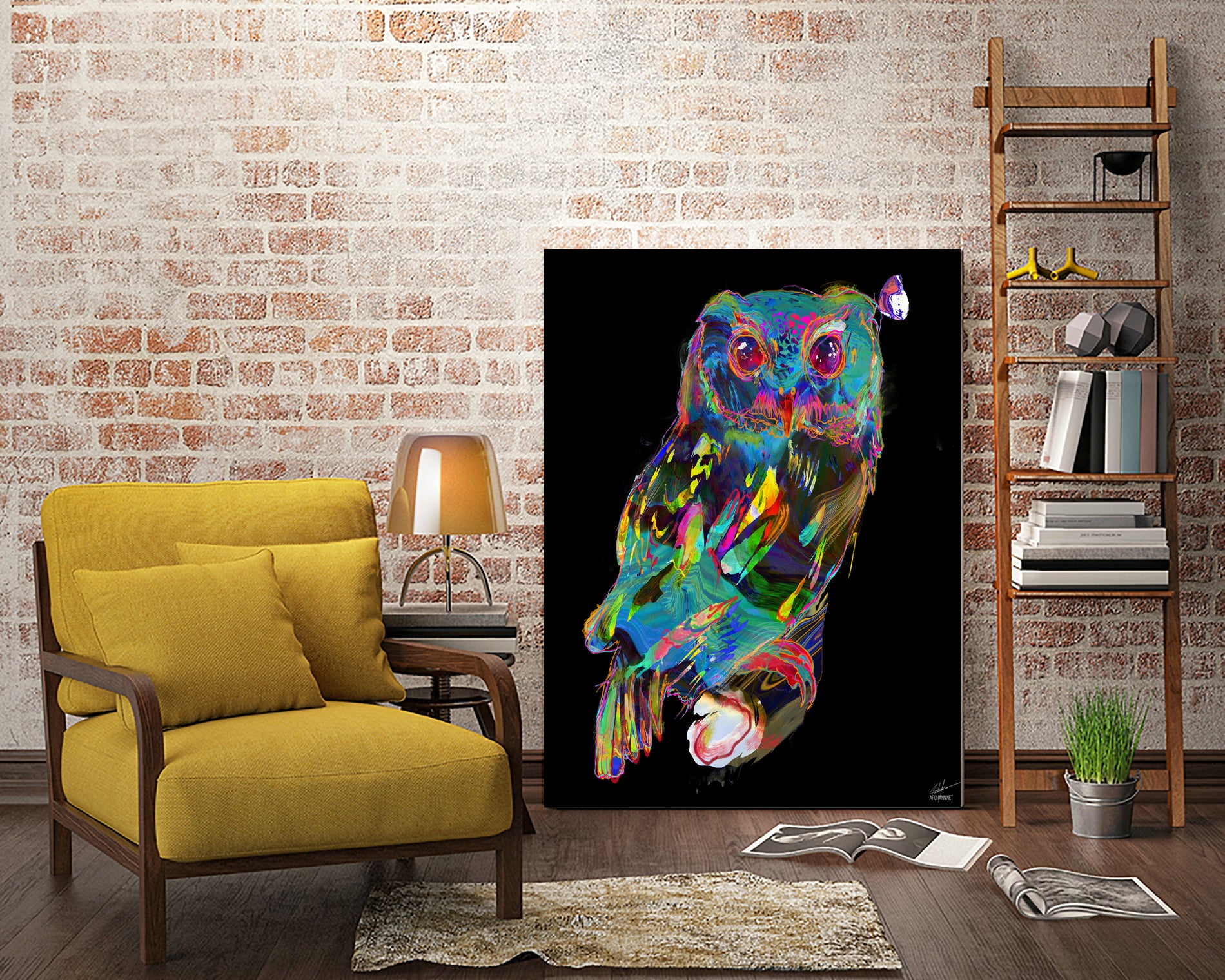 Interreflection by Archan Nair on GIANT ART - black digital painting