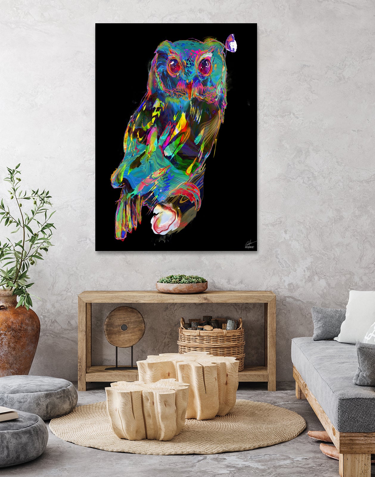 Interreflection by Archan Nair on GIANT ART - black digital painting