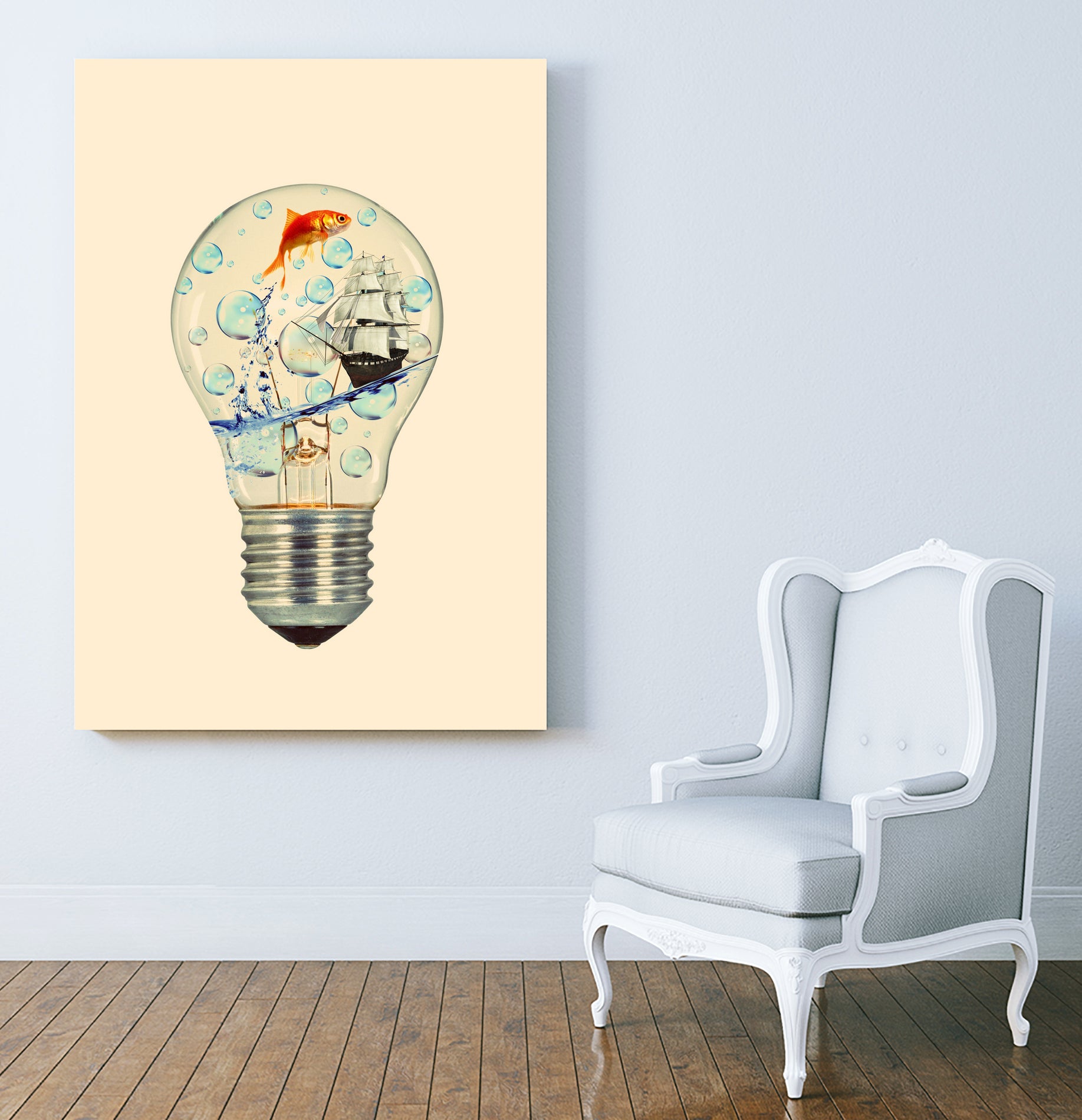 Summer (fish) by Kiki Castel on GIANT ART - blue photo manipulation