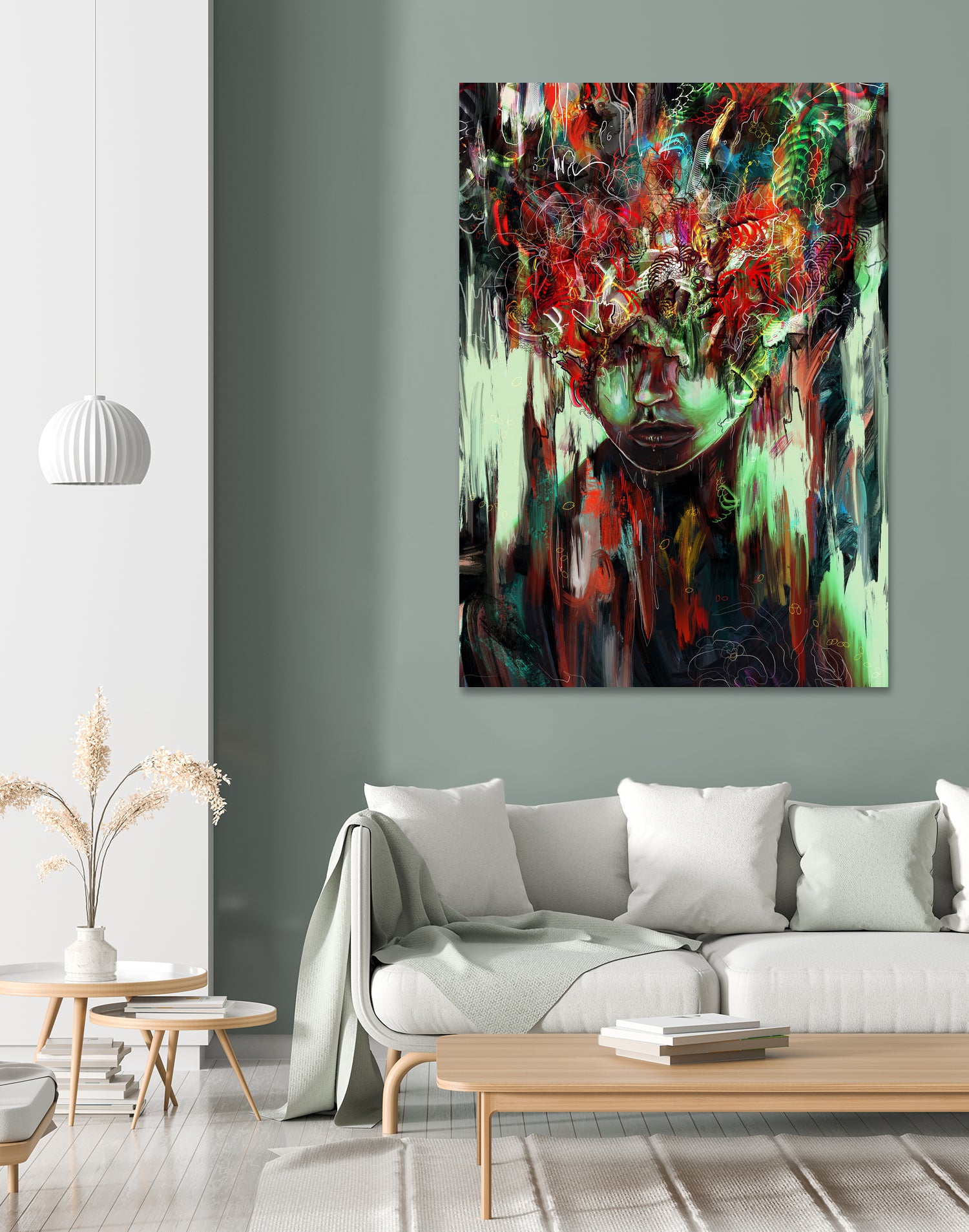 Chaotic Mind by Francis Mi Oza on GIANT ART - black digital painting