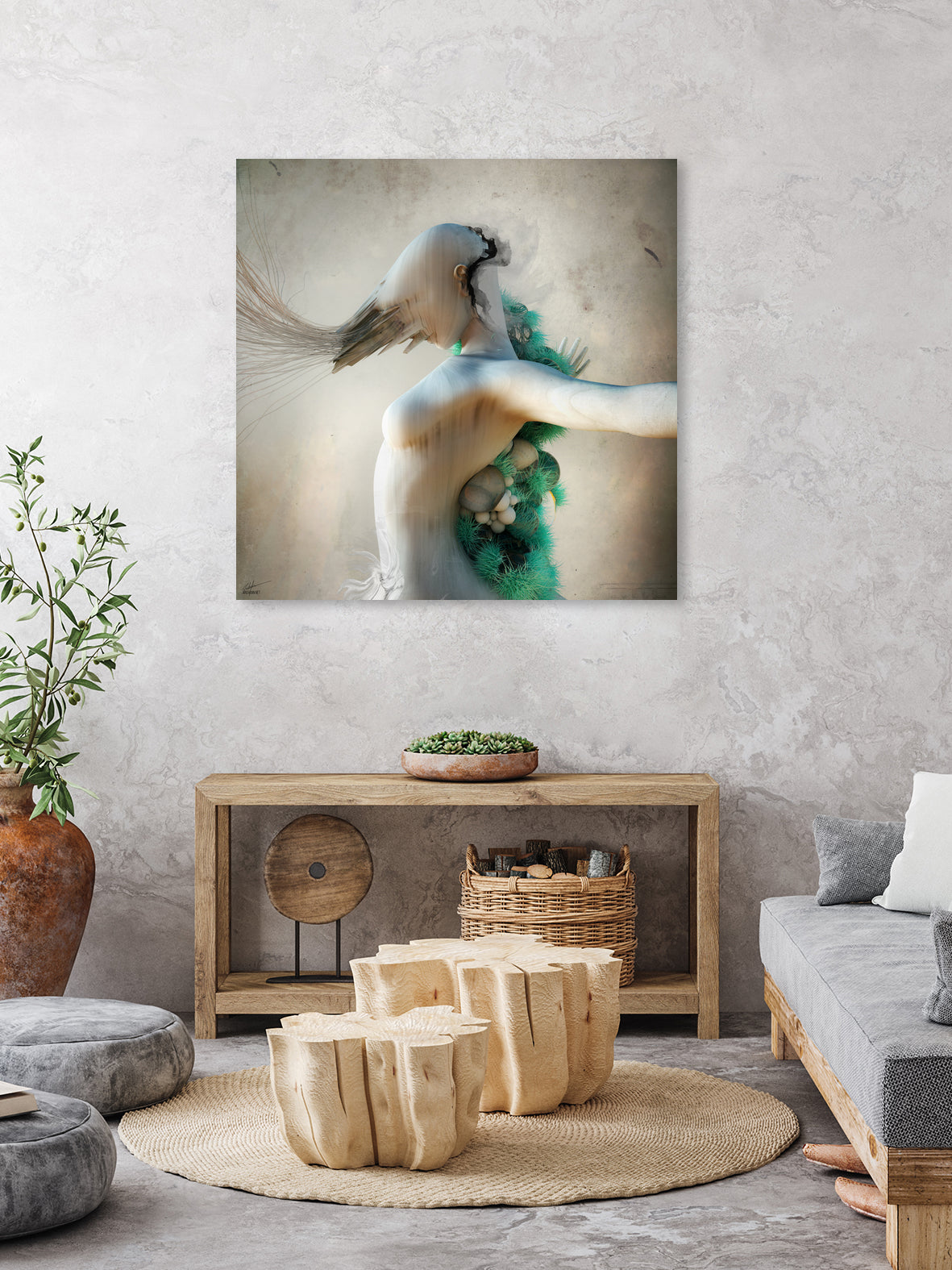 Makuma by Archan Nair on GIANT ART - white 3d art