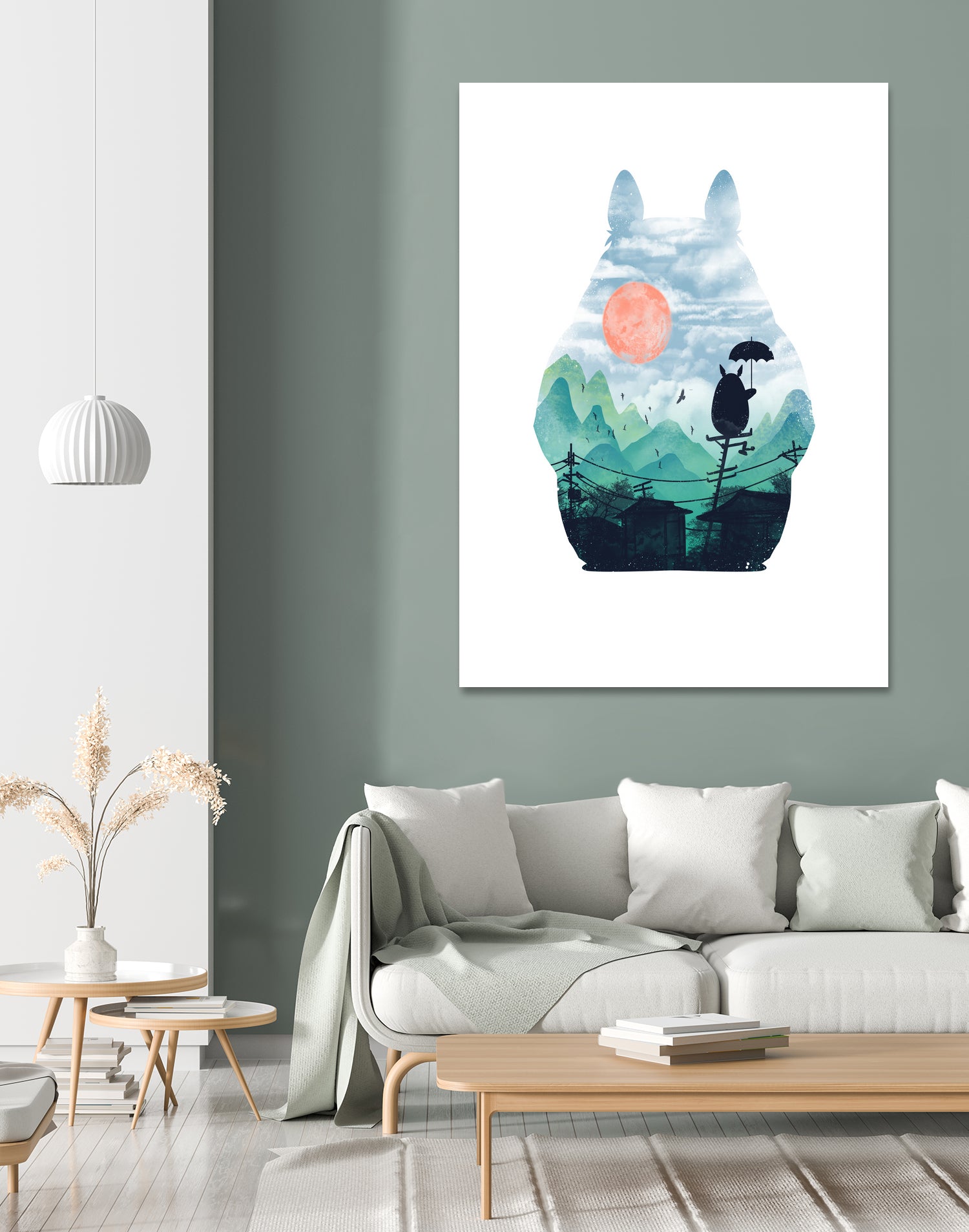 The Neighbors Landscape by Vincent Trinidad on GIANT ART - white digital painting