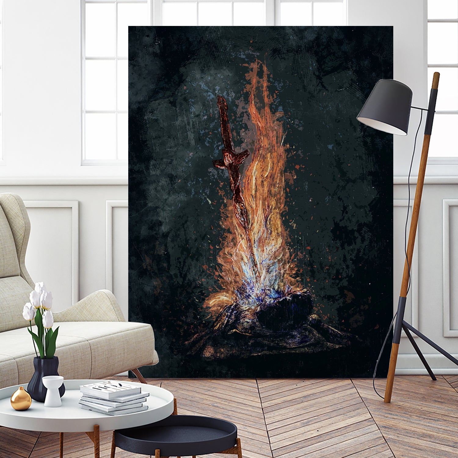 Dark Souls *Bonfire in Daylight* by SucculentBurger Zolich on GIANT ART - black character design