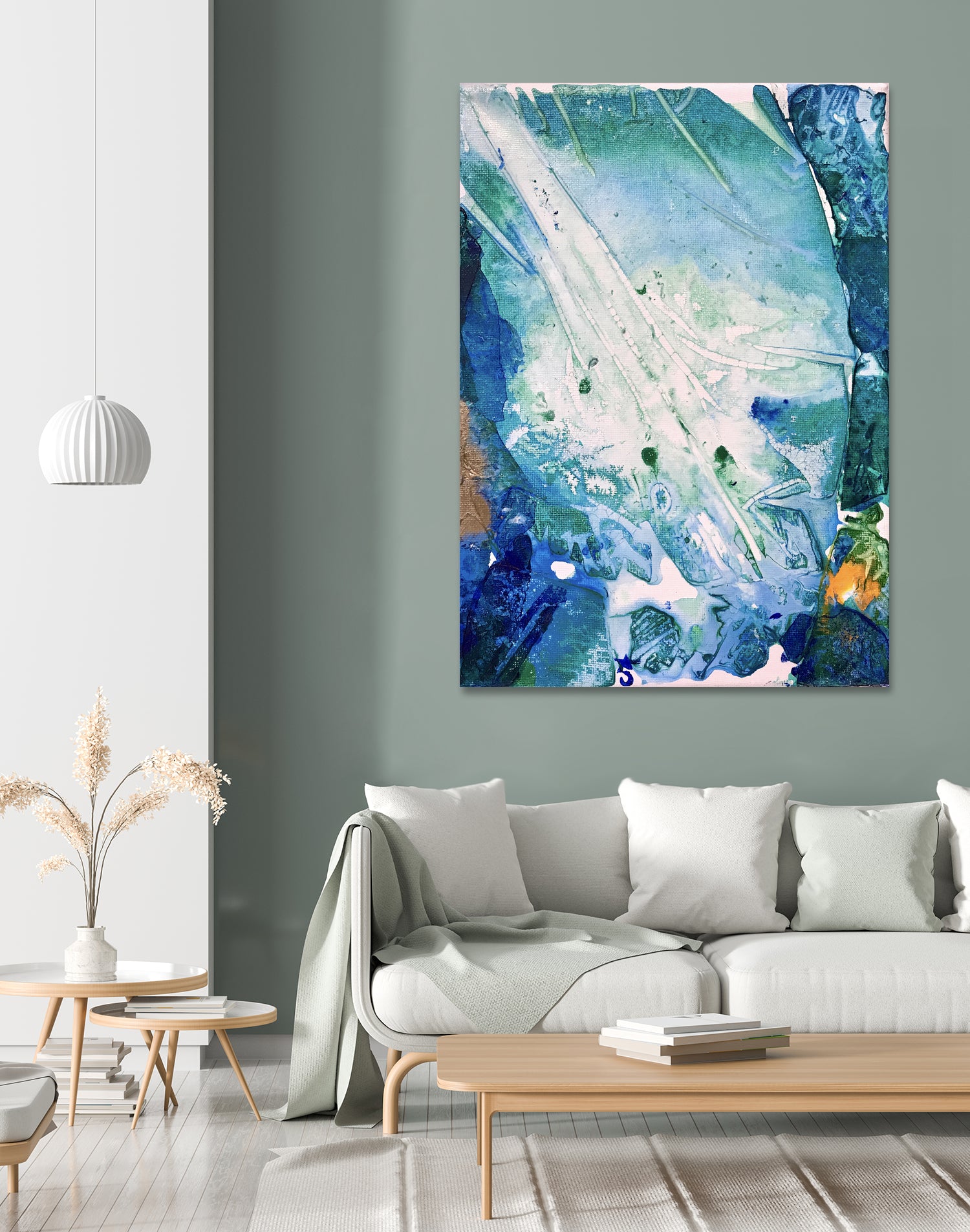 Ocean White by Alicia Jones on GIANT ART - white digital painting
