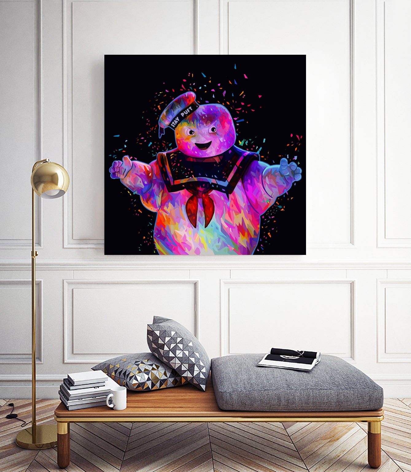 Stay Puft by Alessandro Pautasso on GIANT ART - black digital painting