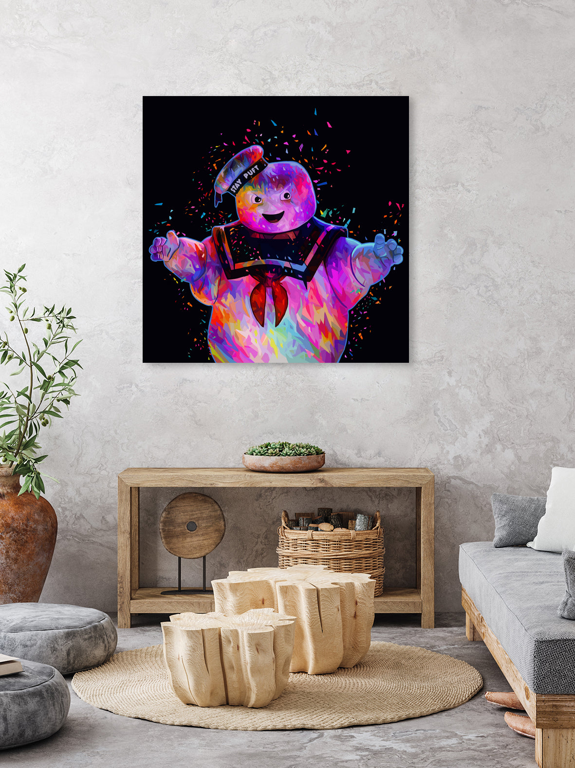 Stay Puft by Alessandro Pautasso on GIANT ART - black digital painting