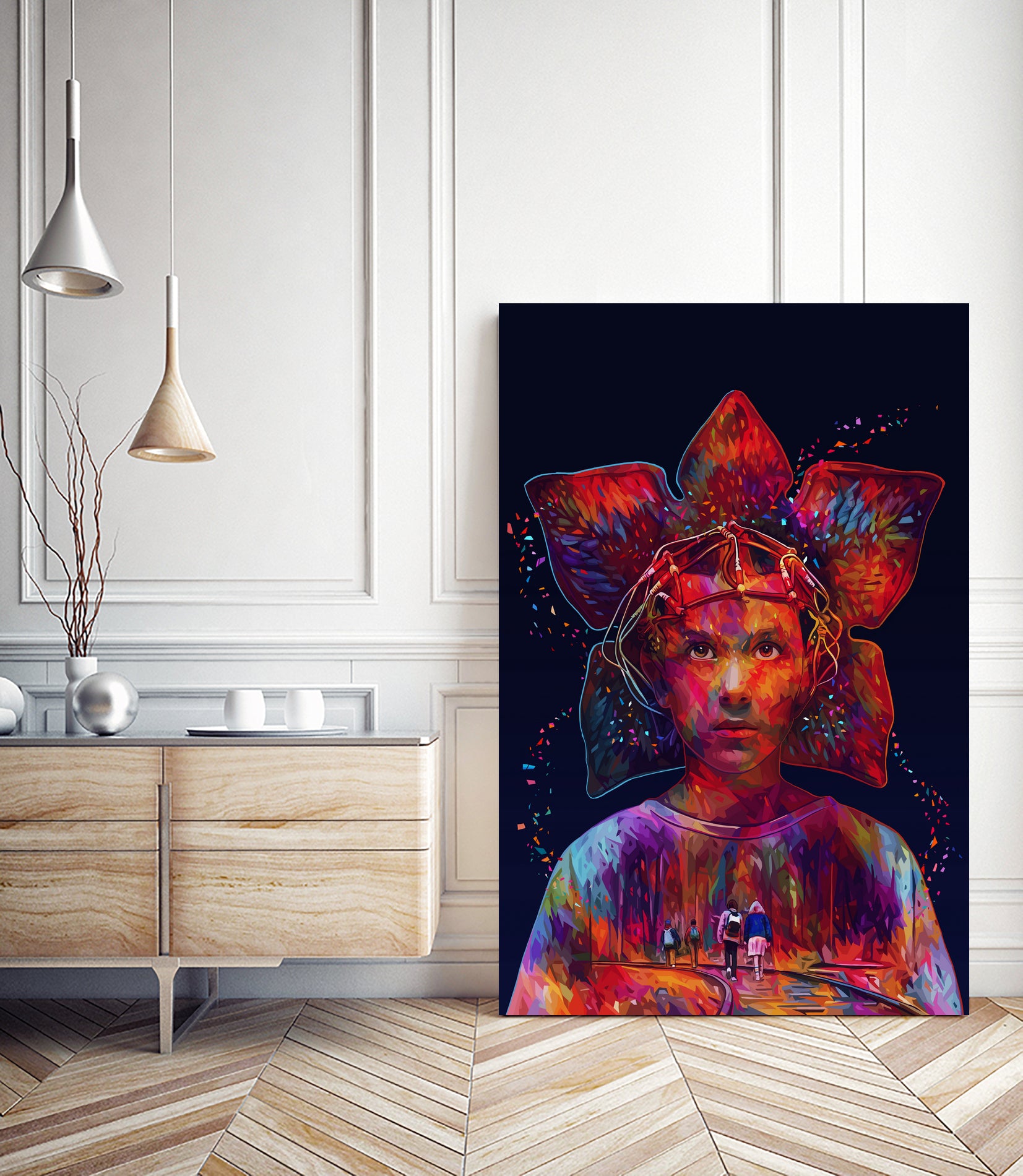 Stranger Things by Alessandro Pautasso on GIANT ART - black digital painting