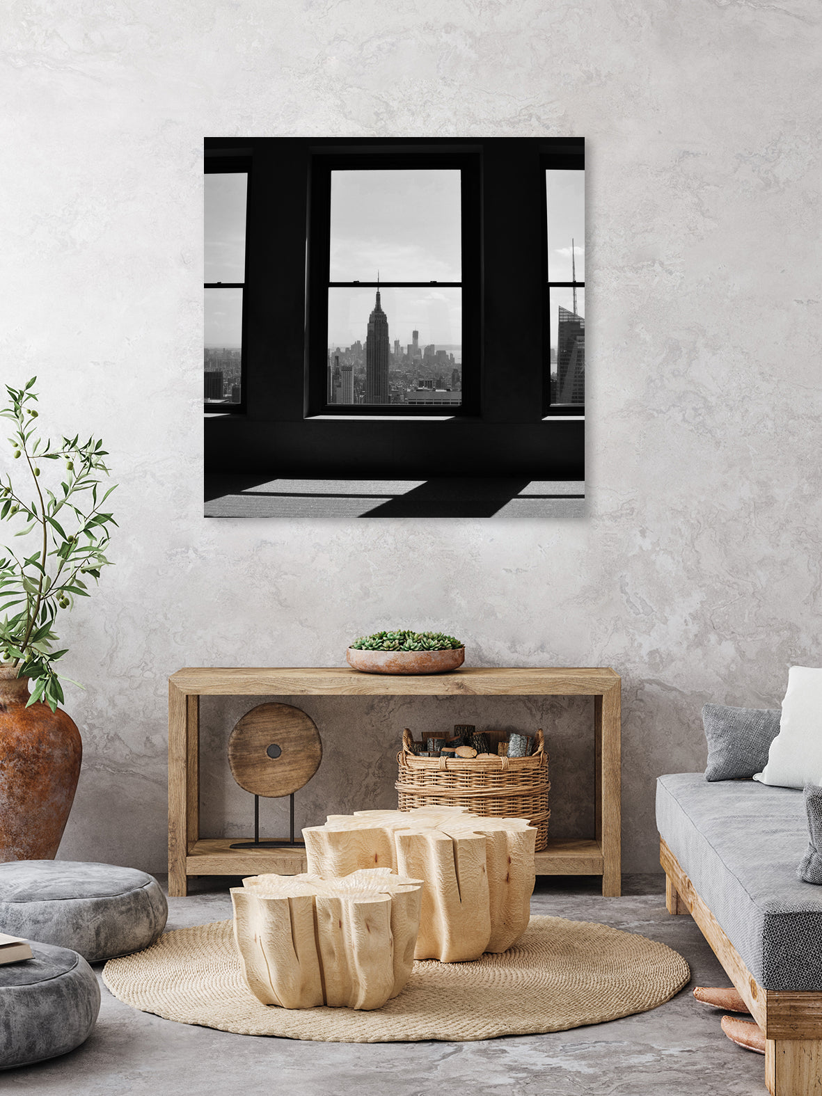 New York window by Irenka Barud on GIANT ART - black photo manipulation