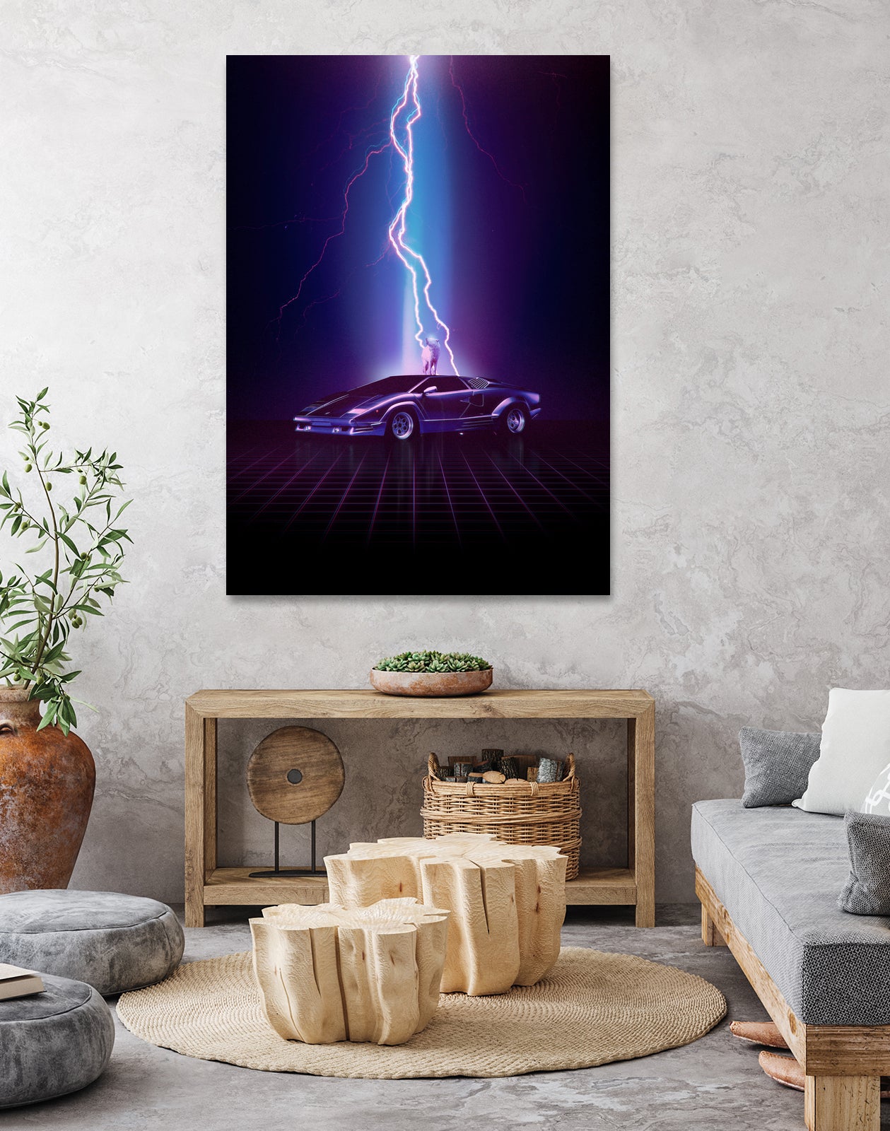 A legendary moment by Robert Farkas on GIANT ART - blue photo manipulation