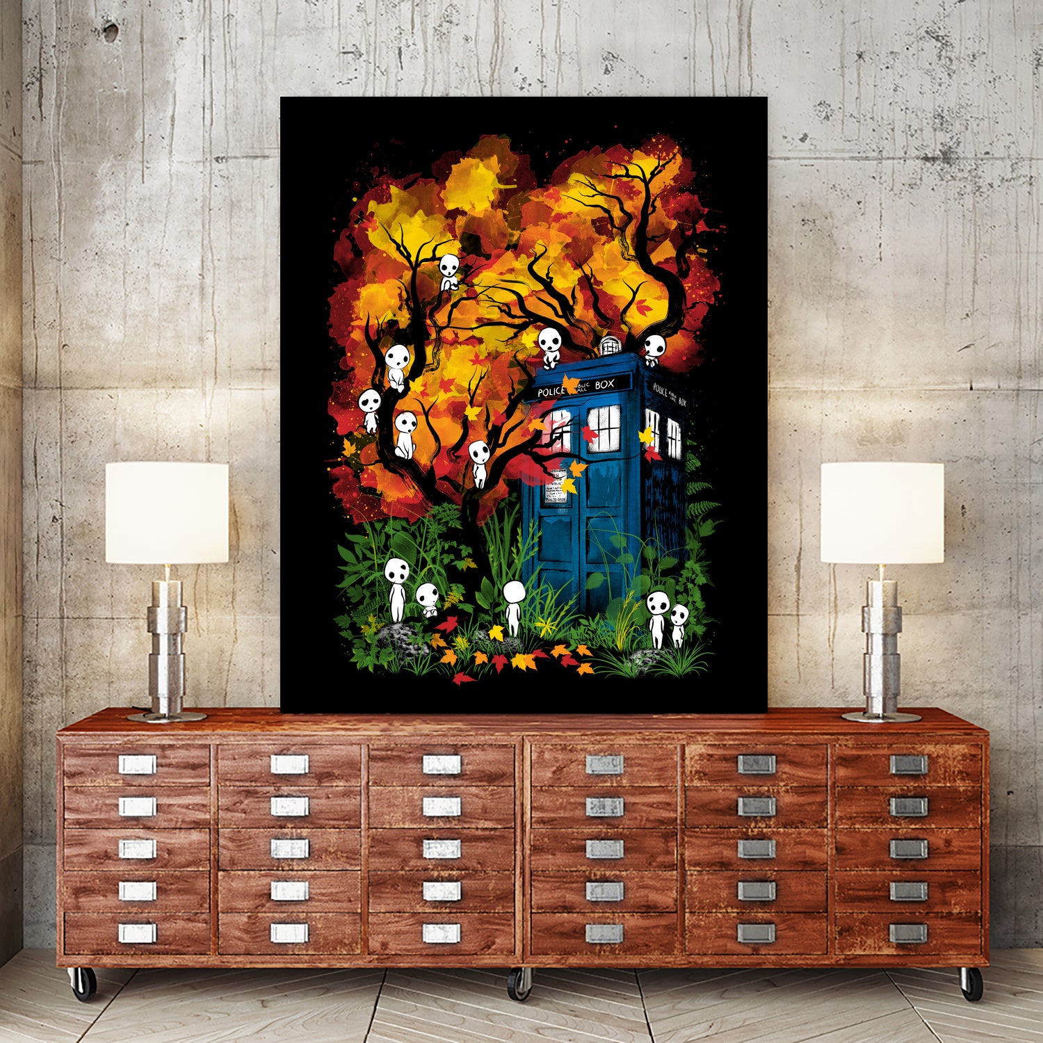 The Doctor in the Forest by Antonio Camarena on GIANT ART - black digital painting