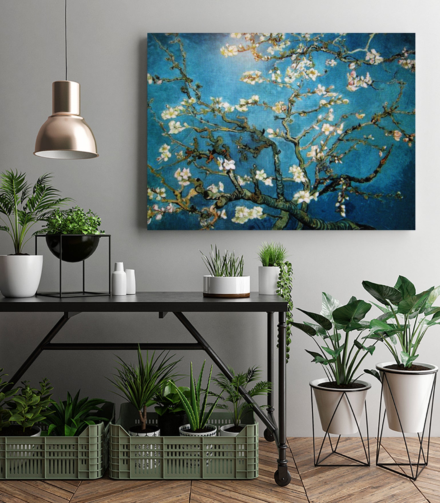 Van Gogh (Reproduction) 5th Edition by Bojan Ćulibrk on GIANT ART - blue photo manipulation