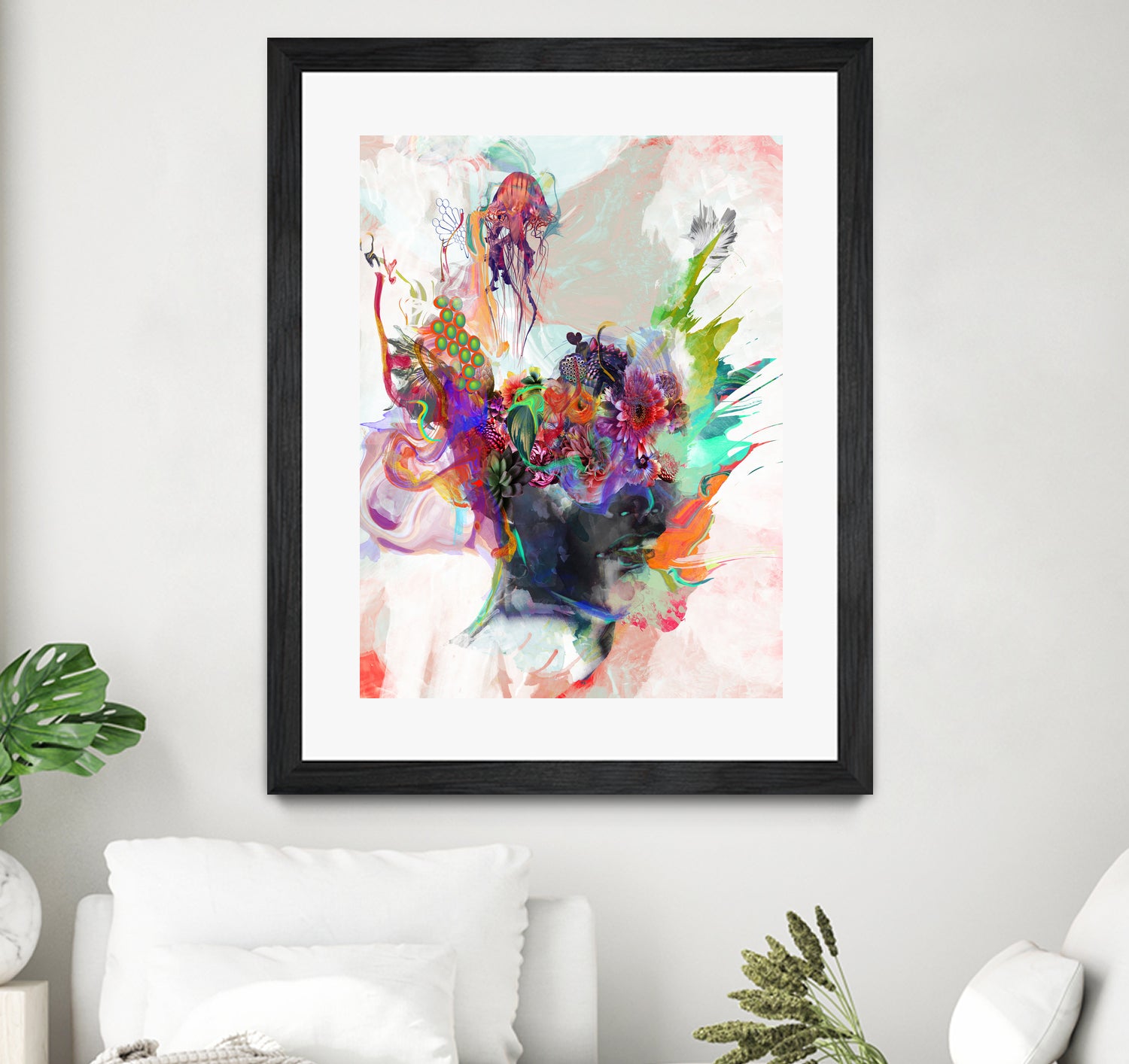 Awake by Archan Nair on GIANT ART - orange digital painting