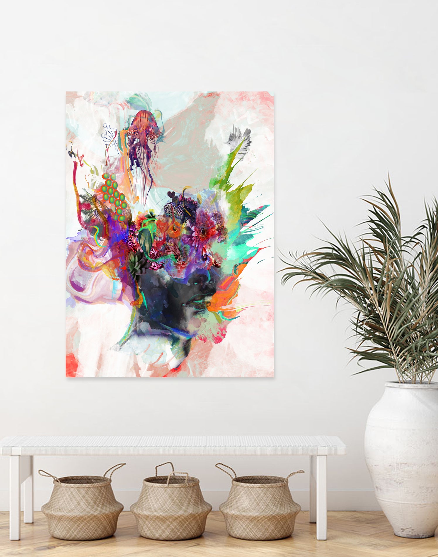 Awake by Archan Nair on GIANT ART - orange digital painting