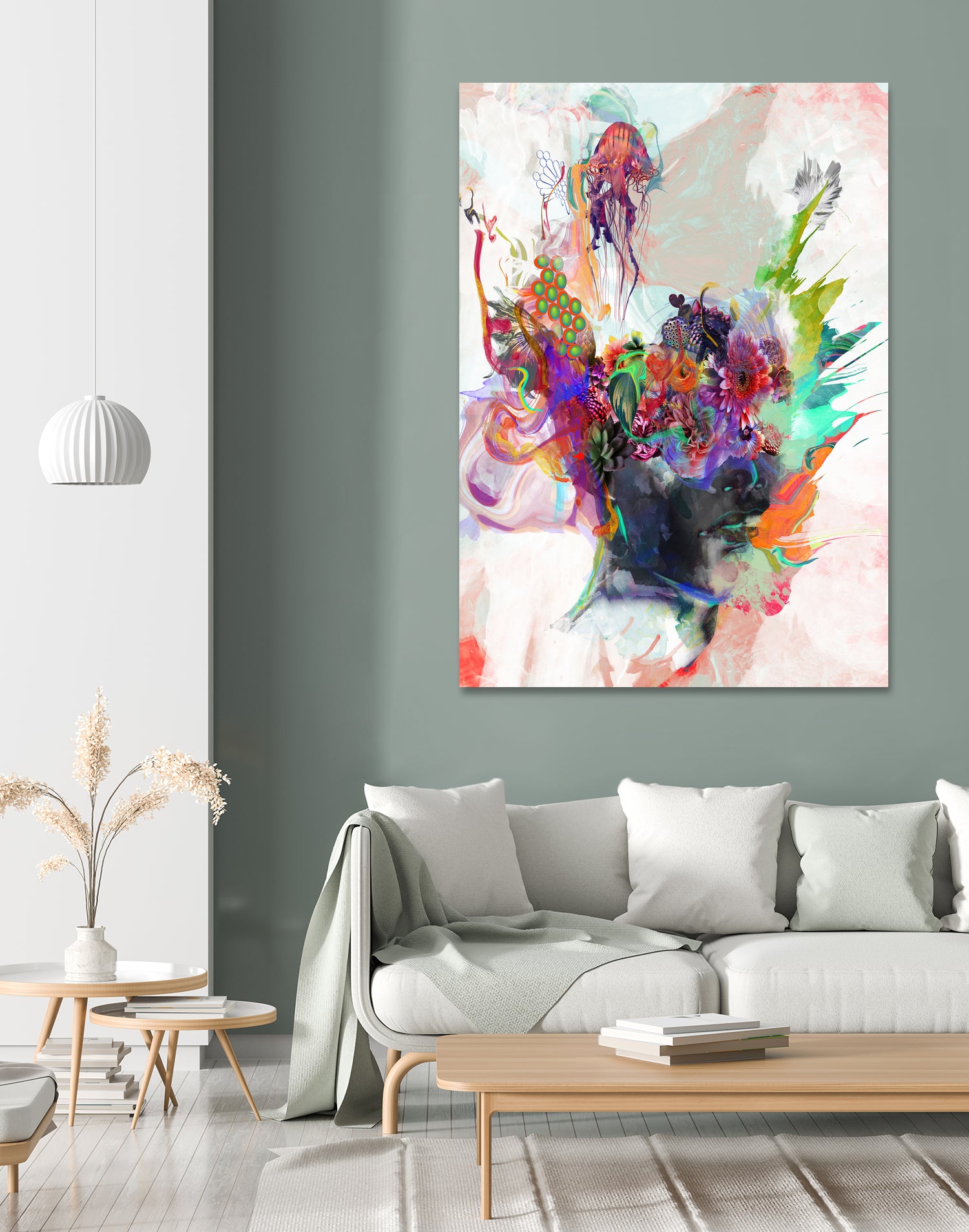 Awake by Archan Nair on GIANT ART - orange digital painting