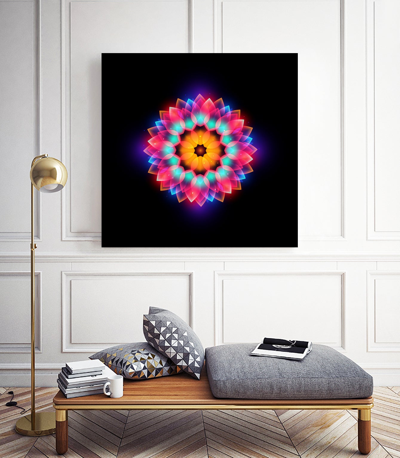 abstract flower3 by Ilya Shapko on GIANT ART - black vector illustration