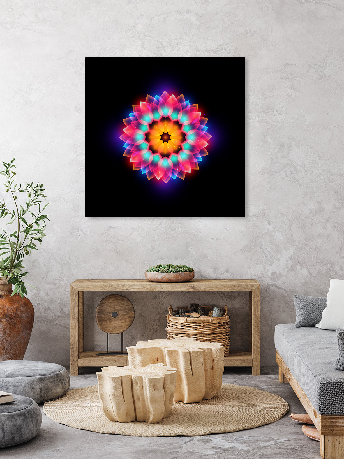 abstract flower3 by Ilya Shapko on GIANT ART - black vector illustration