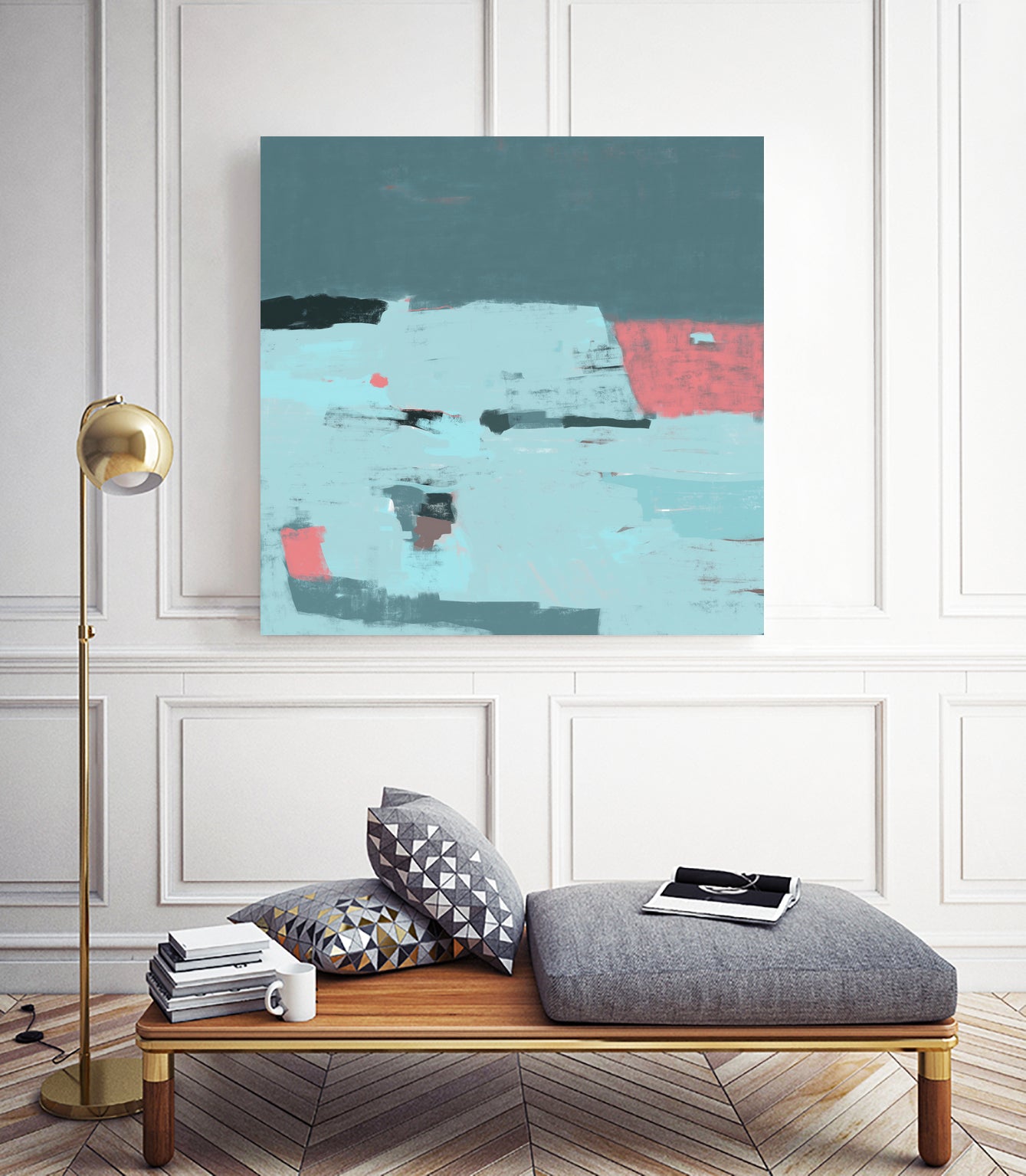 Creta by Octal Pixel on GIANT ART - blue digital painting