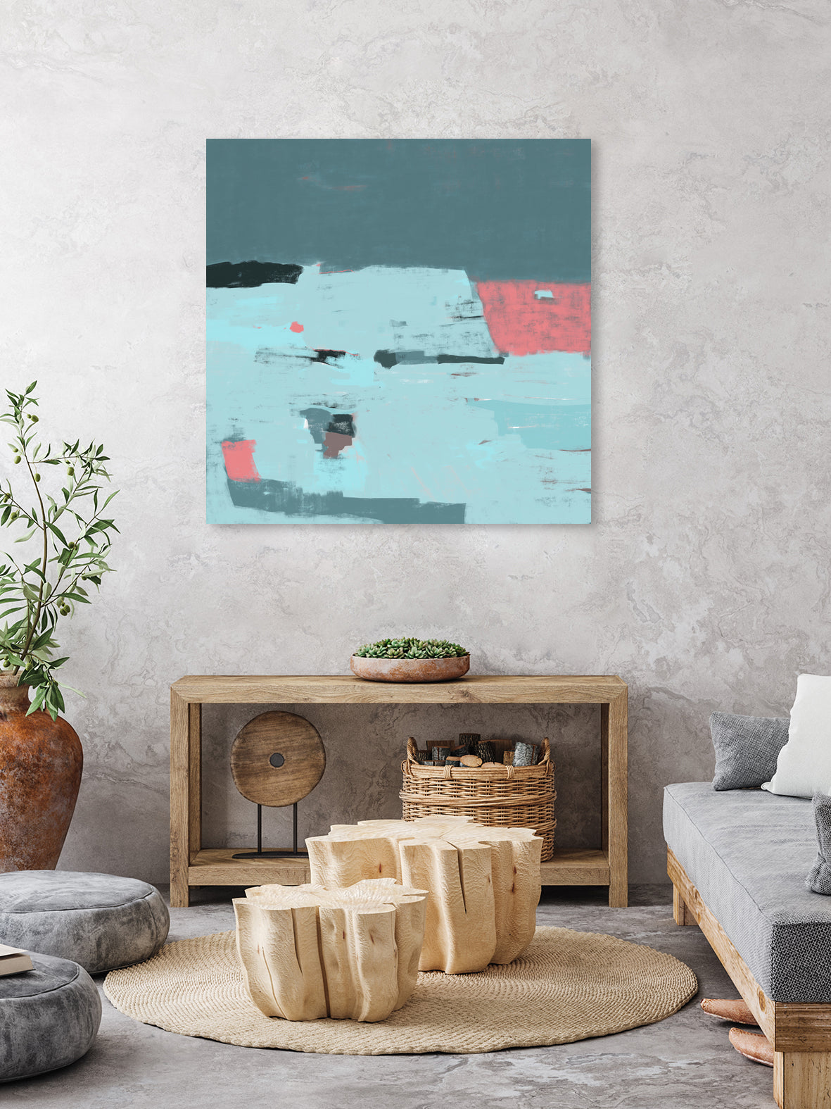 Creta by Octal Pixel on GIANT ART - blue digital painting