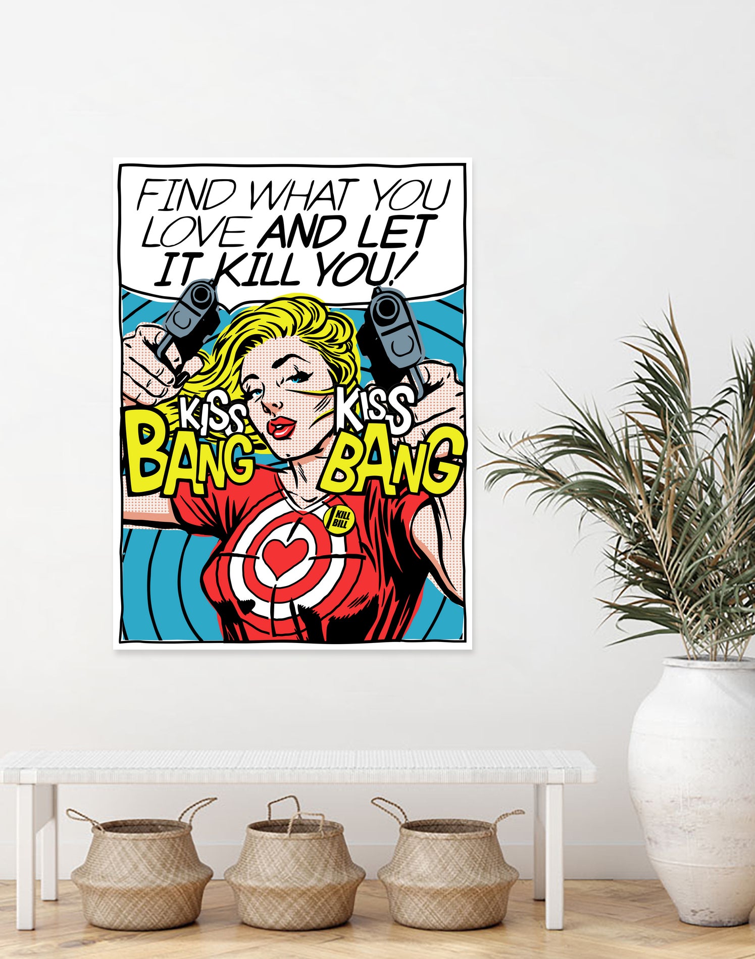 Find What You Love by Bily Mariano da Luz on GIANT ART - blue digital drawing