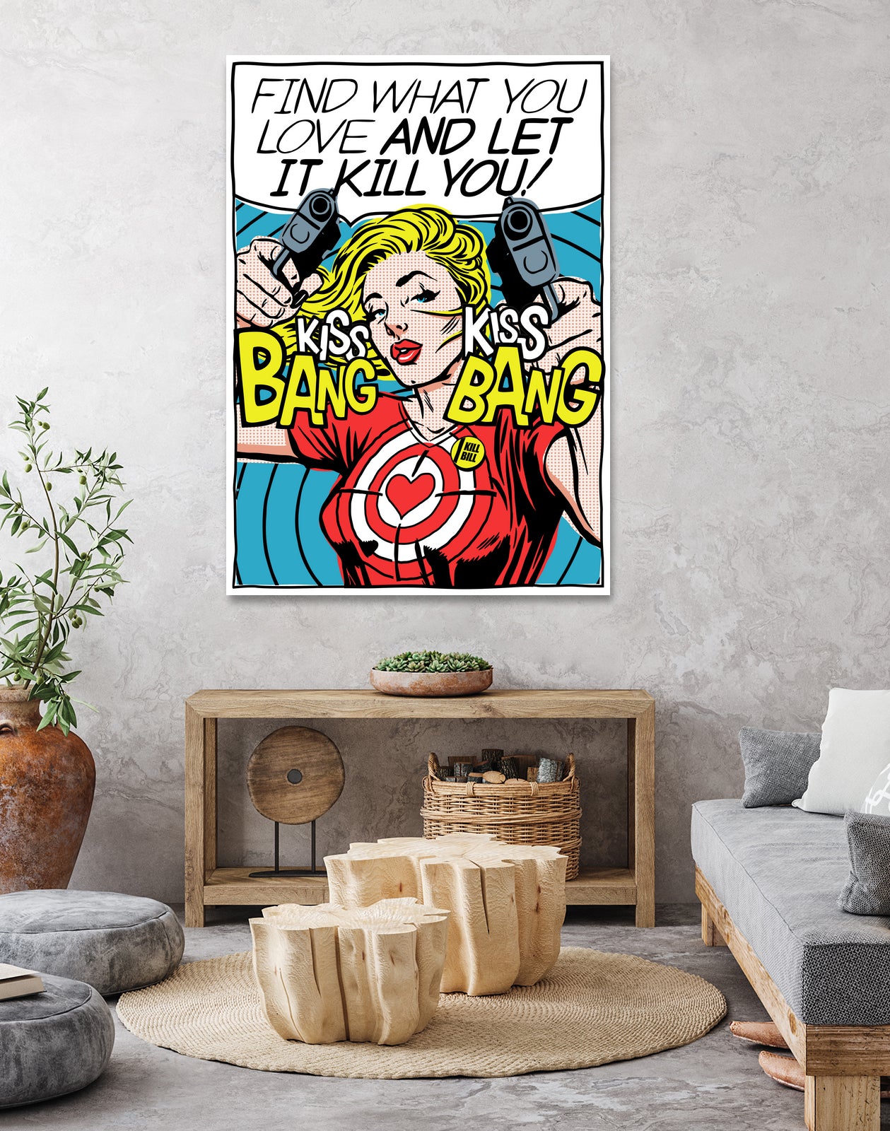 Find What You Love by Bily Mariano da Luz on GIANT ART - blue digital drawing