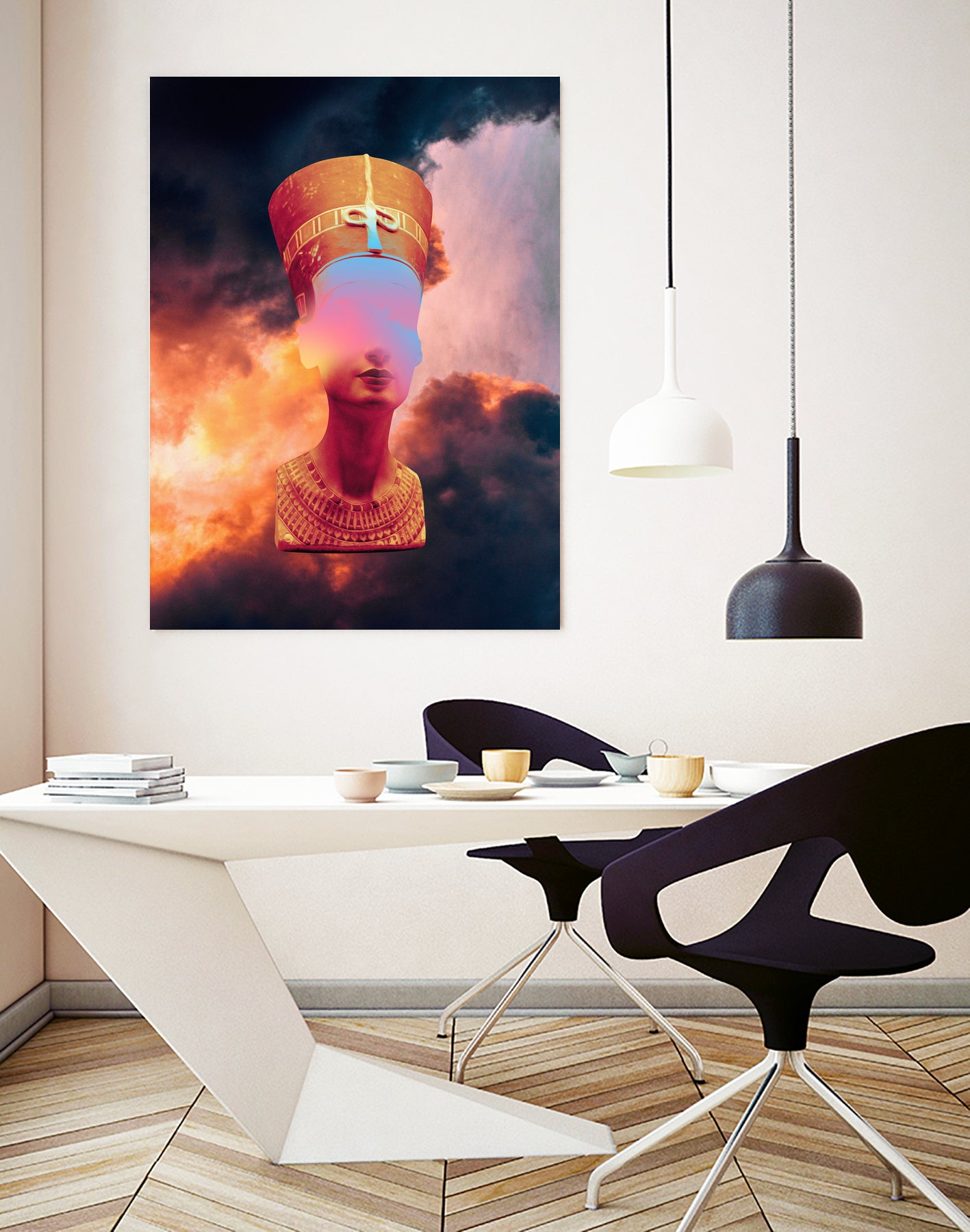 Renna by Dorian Legret on GIANT ART - orange photo manipulation