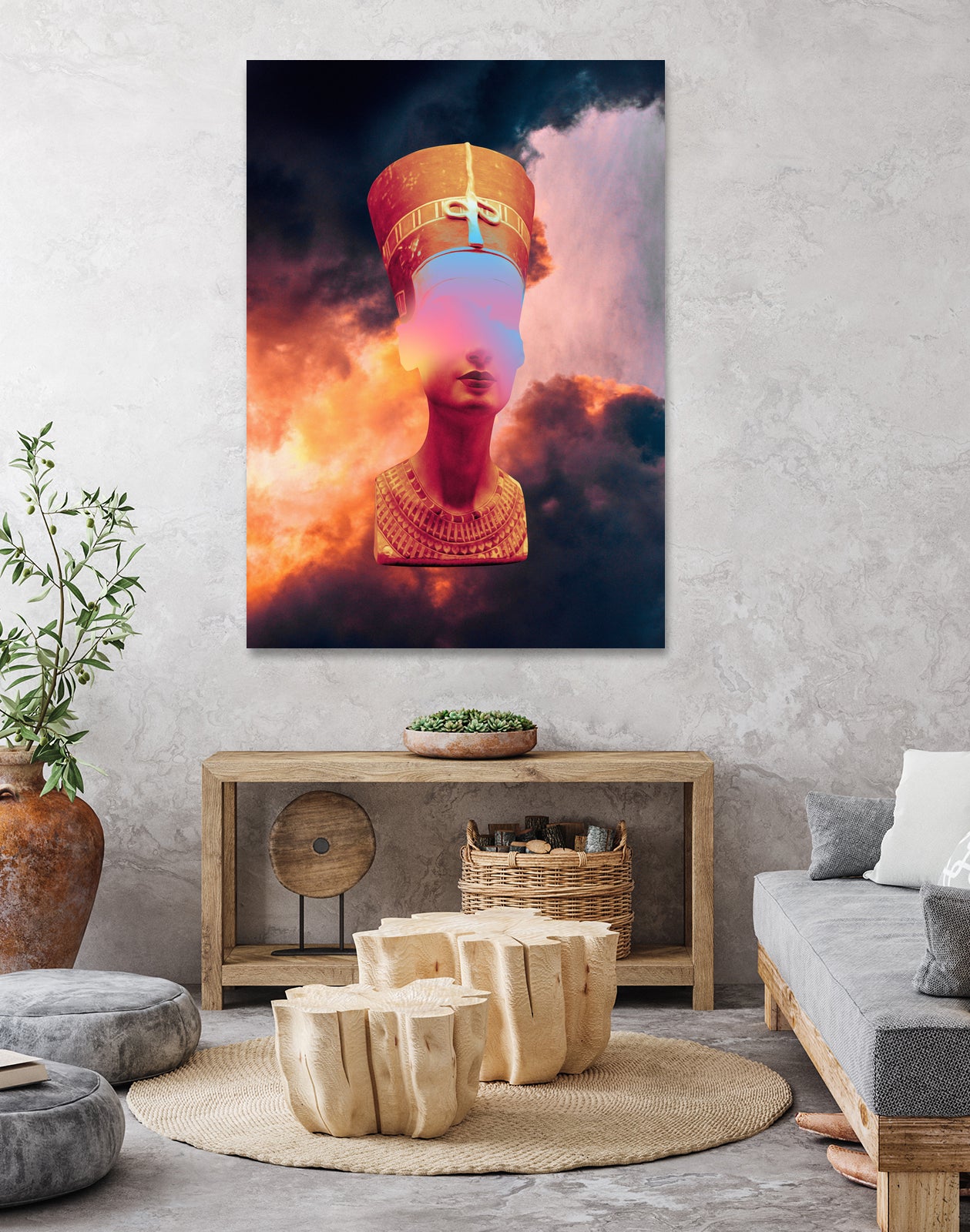 Renna by Dorian Legret on GIANT ART - orange photo manipulation