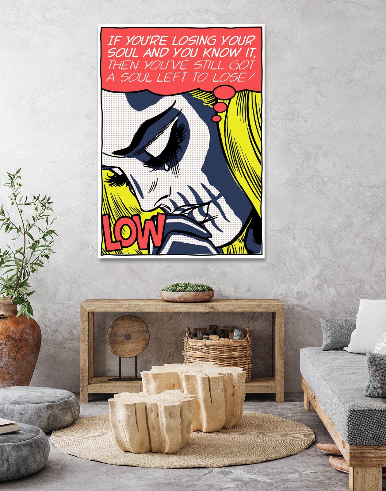 Losing Your Soul by Bily Mariano da Luz on GIANT ART - red digital drawing