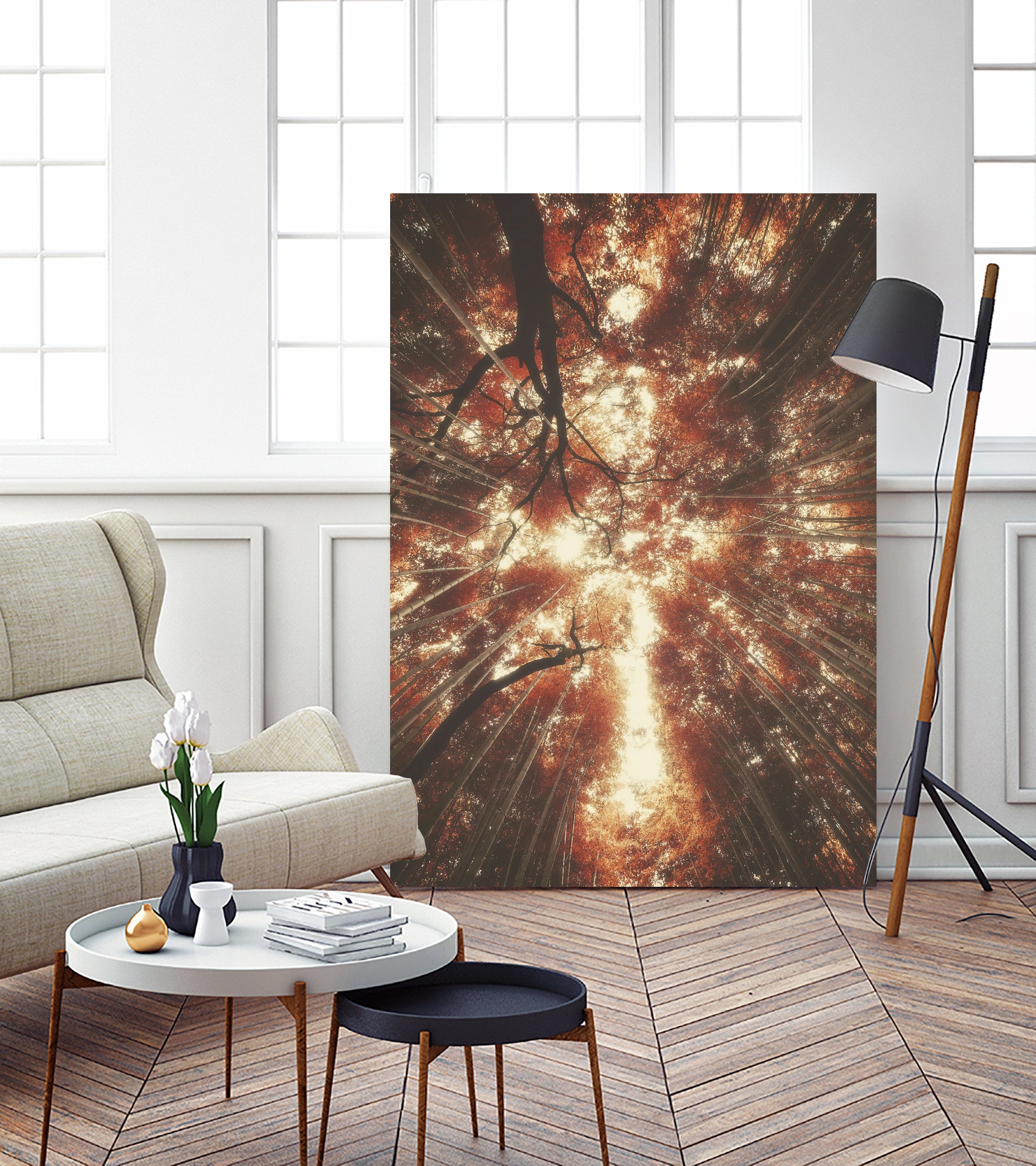 Bamboo Forest V by Pascal Deckarm on GIANT ART - orange photo manipulation