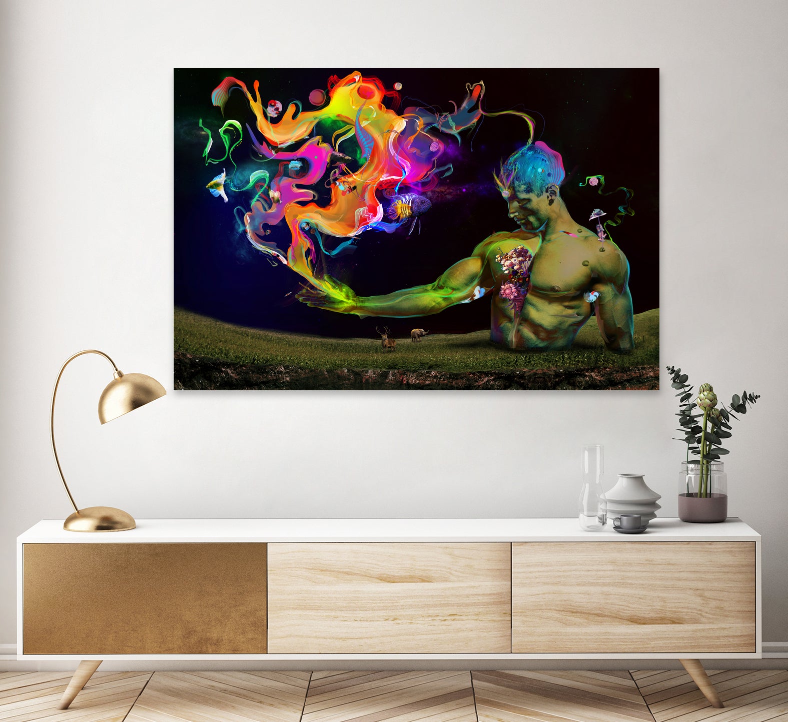 Alchemy Resonance by Archan Nair on GIANT ART - white digital painting