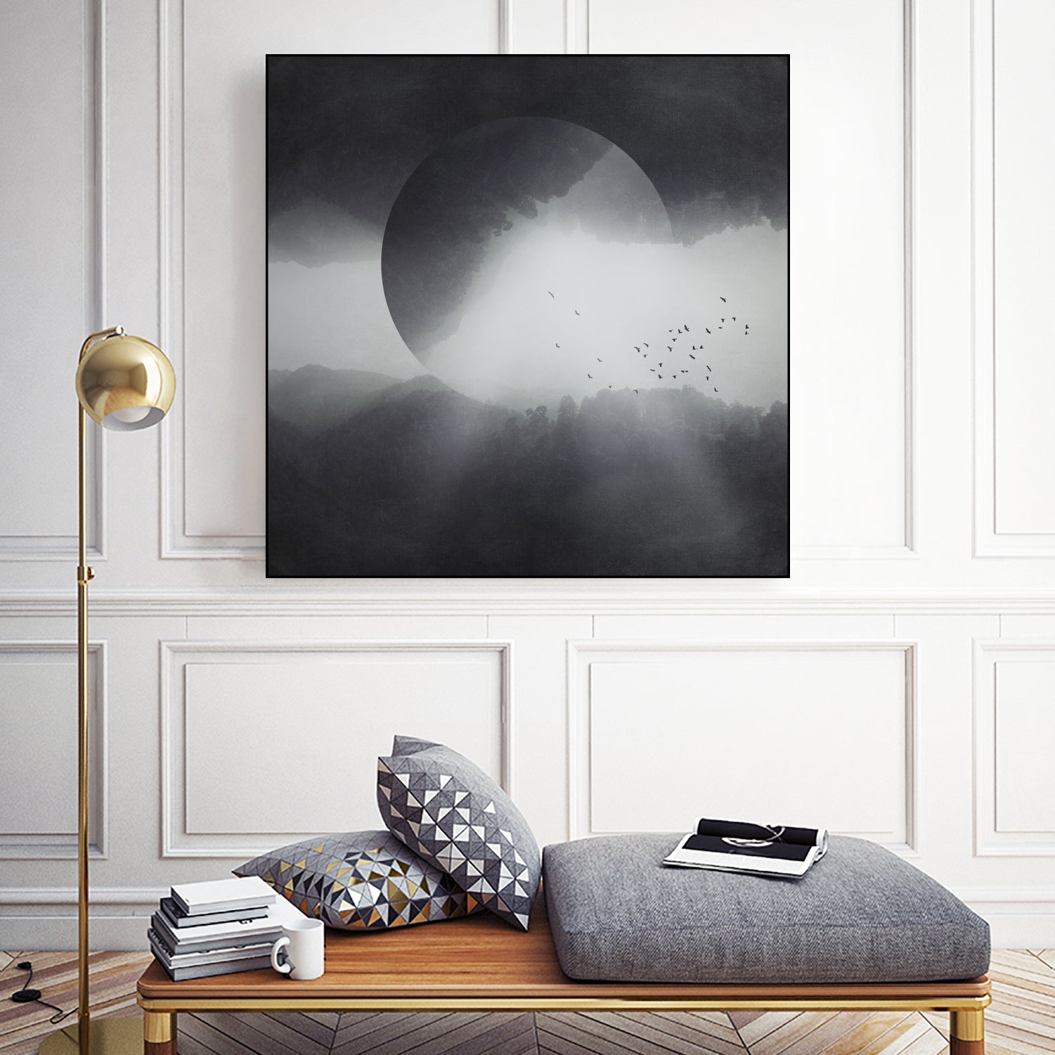 spaces VIII -singularity by Dirk Wüstenhagen on GIANT ART - black photo manipulation