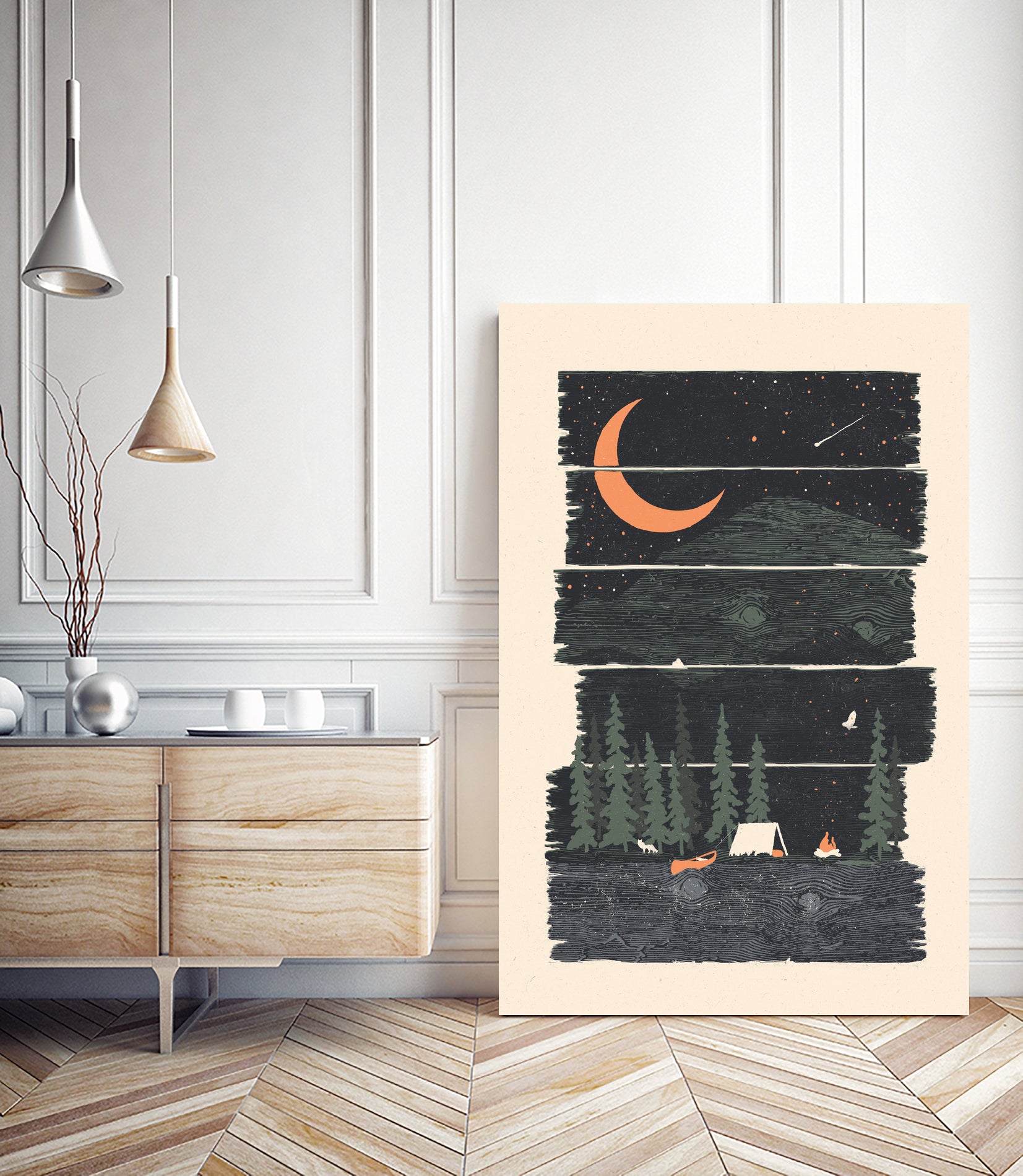 Wish I Was Camping... by ND Tank on GIANT ART - white digital painting