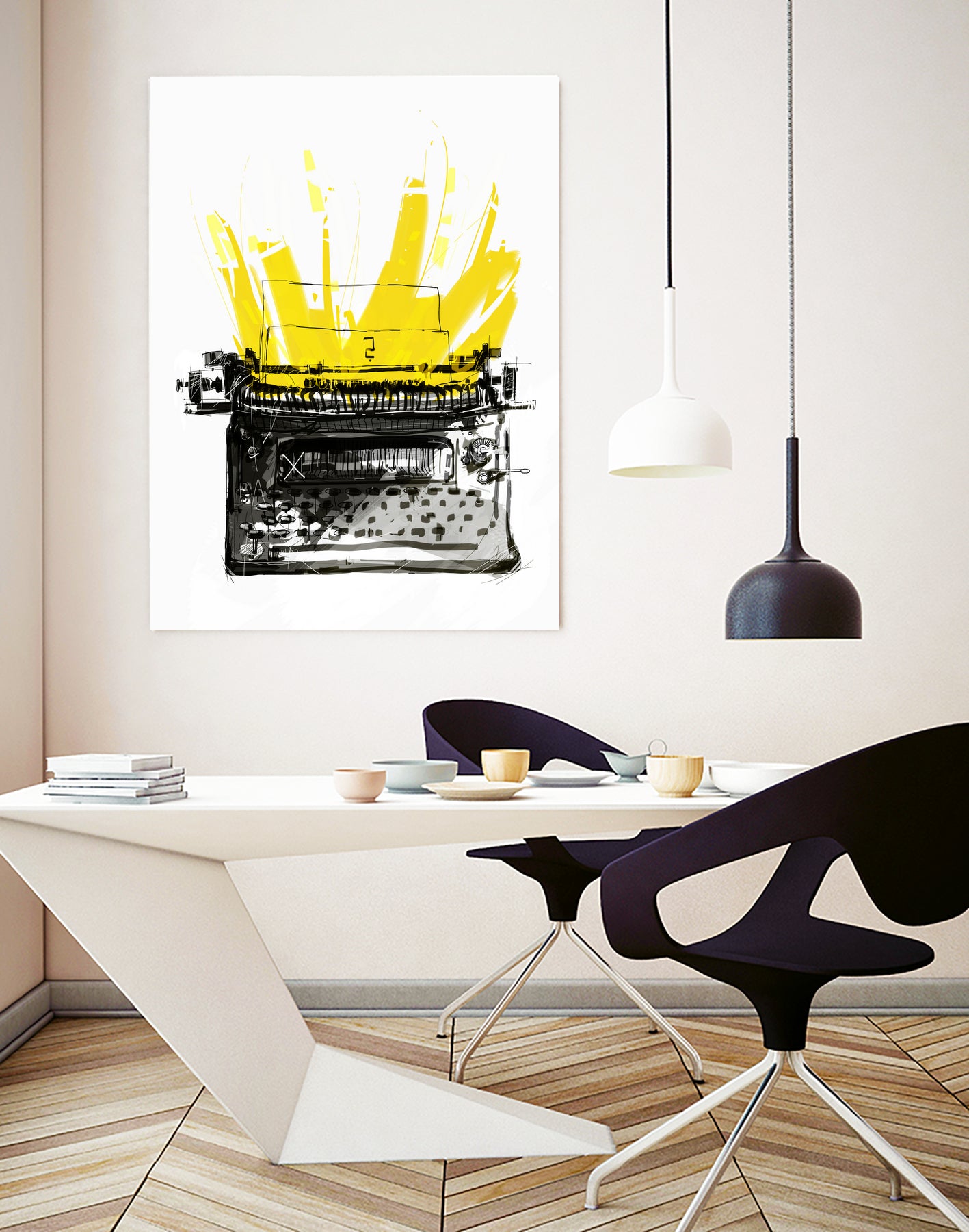 Typewriter by Christopher Paul on GIANT ART - black digital drawing