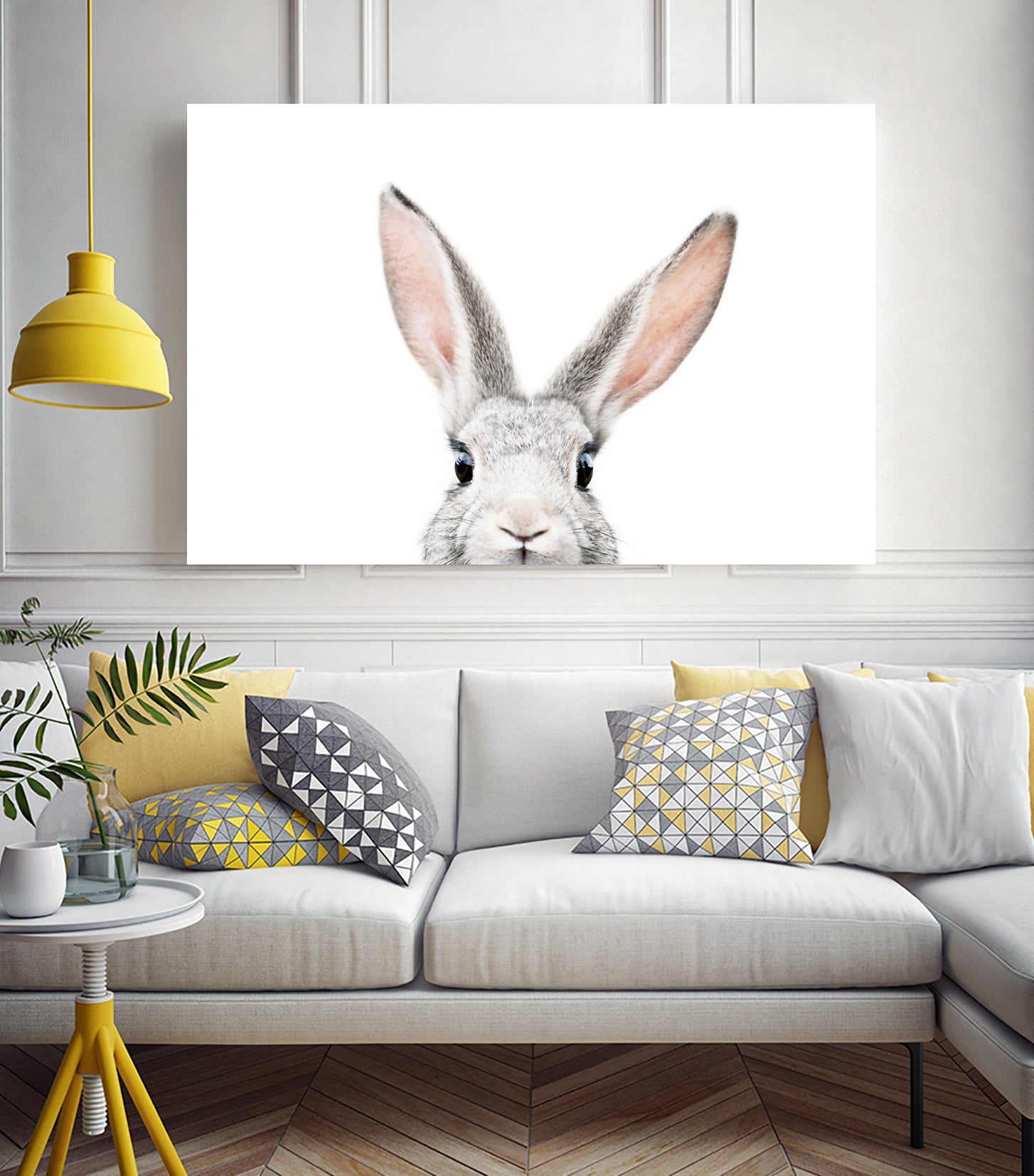 Bunny by Kathrin Pienaar on GIANT ART - gray photo manipulation