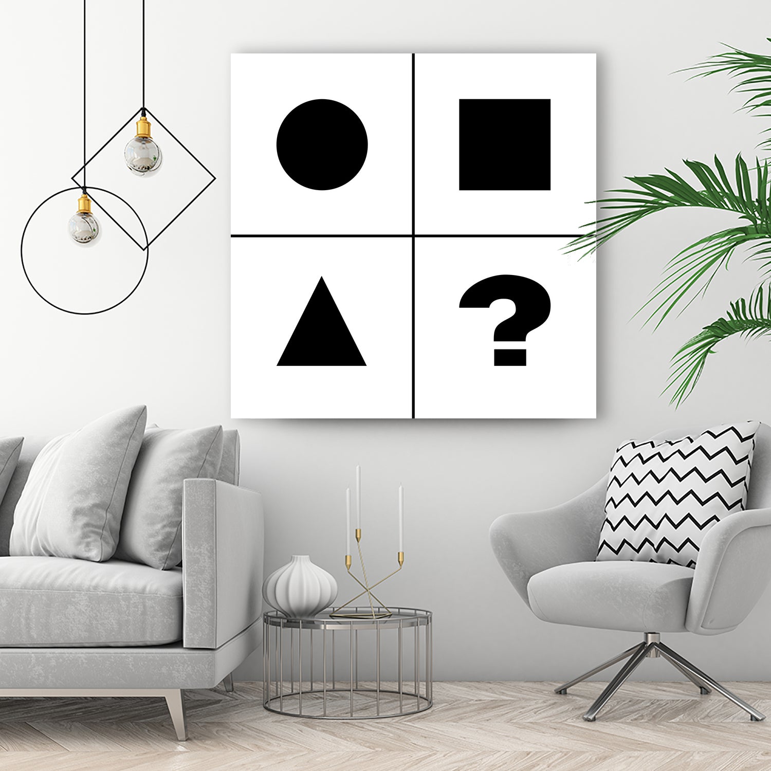 What's next ? Abstract Minimal Black and White Art by Emmanuel Signorino on GIANT ART - black digital painting