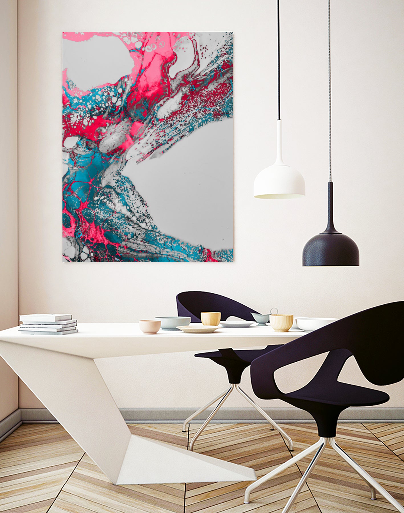 Zahb by Dorian Legret on GIANT ART - blue digital painting