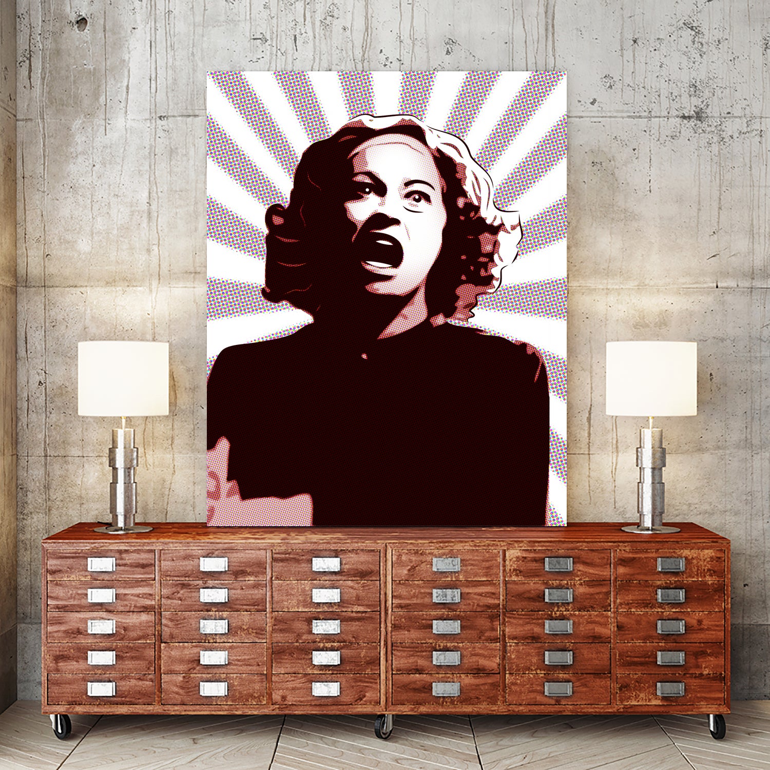 Mommie Dearest | Pop Art by William Cuccio on GIANT ART - black digital painting